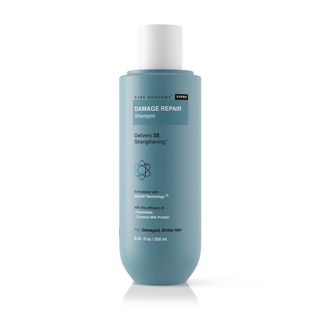 Bare Anatomy Expert Damage Repair Shampoo to Repair and Strengthen up to 3X for Damaged, Brittle & Weak Hair, 250 ml