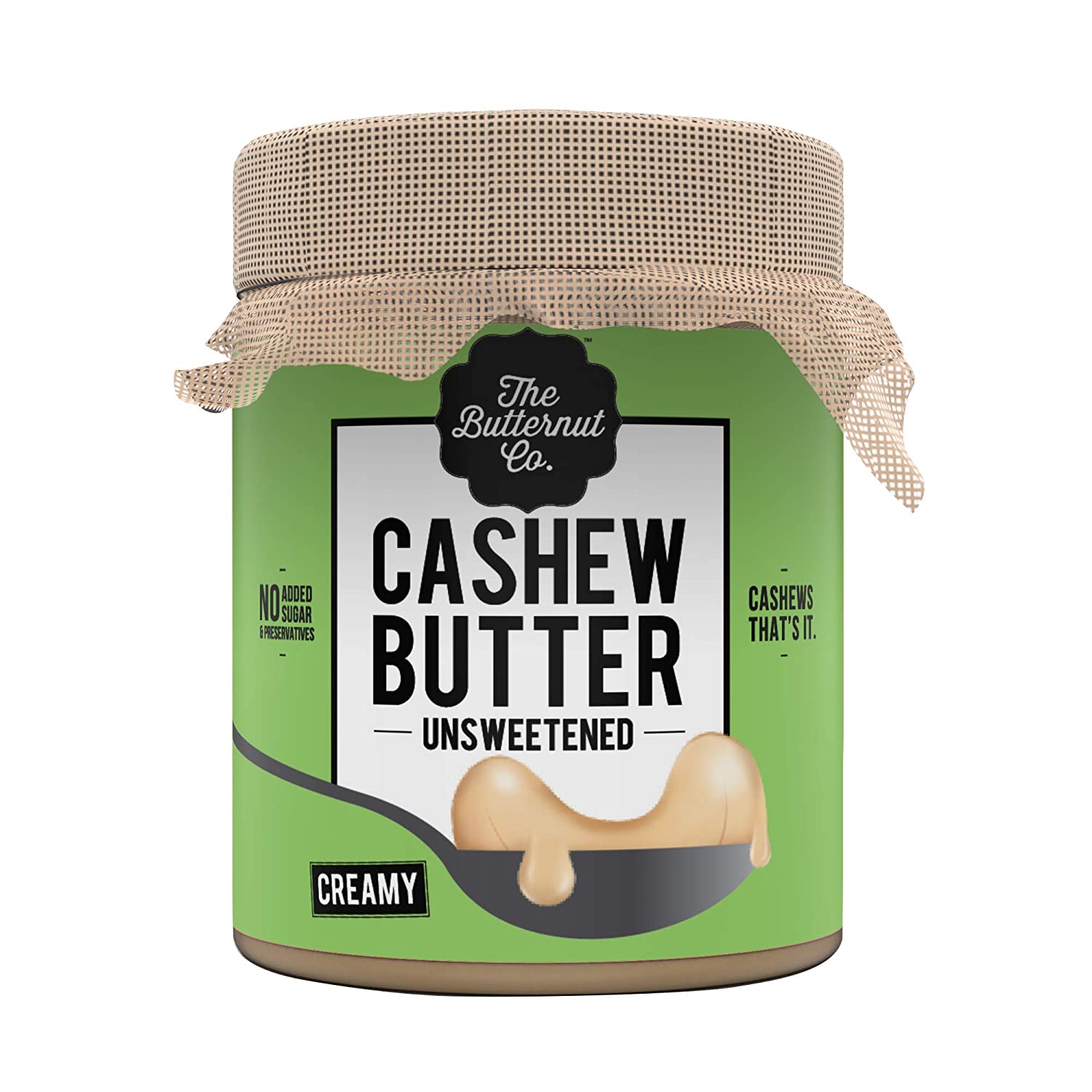 The Butternut Co. Cashew Butter Unsweetened 200 gms