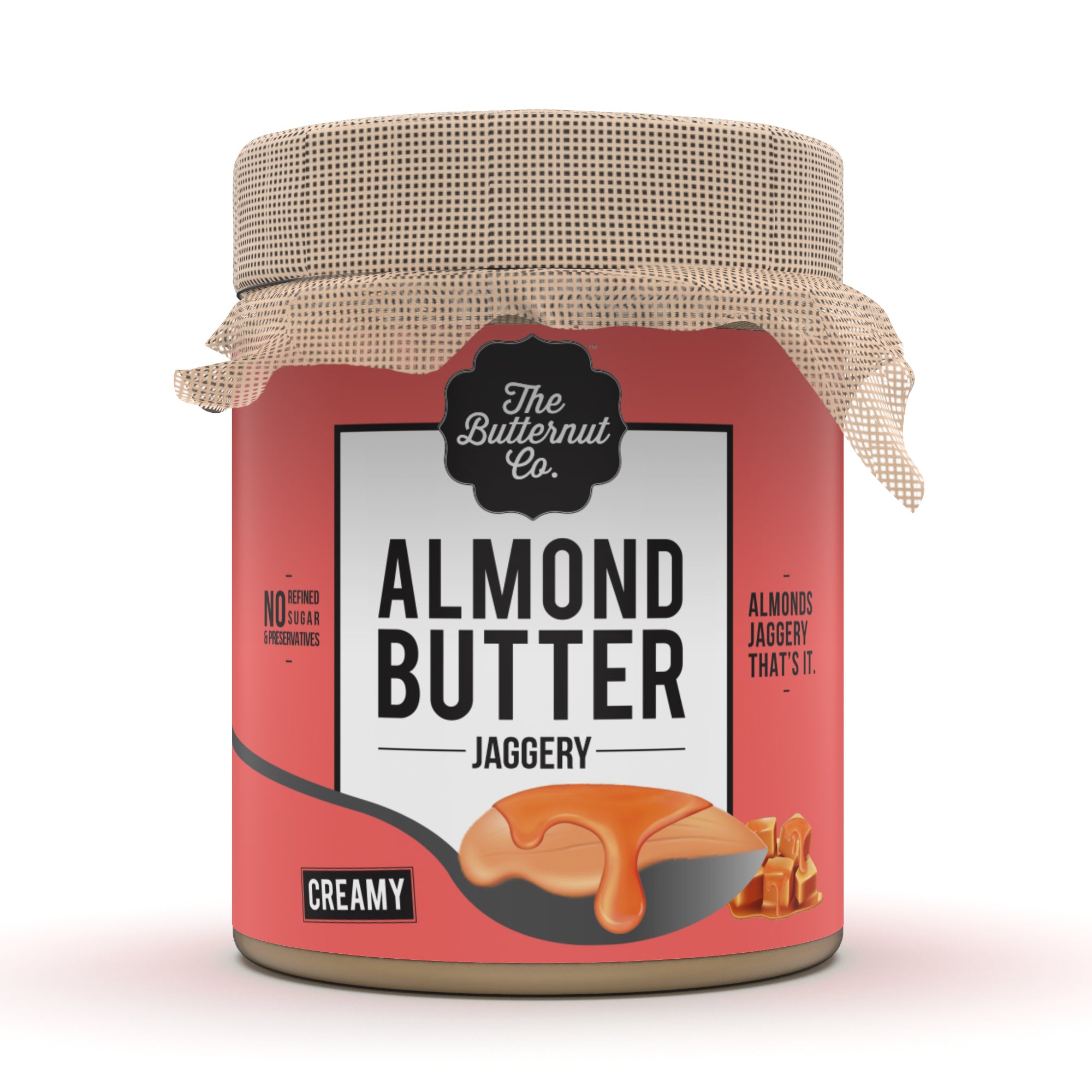 The Butternut Co. Jaggery Almond Butter Creamy 200 gms