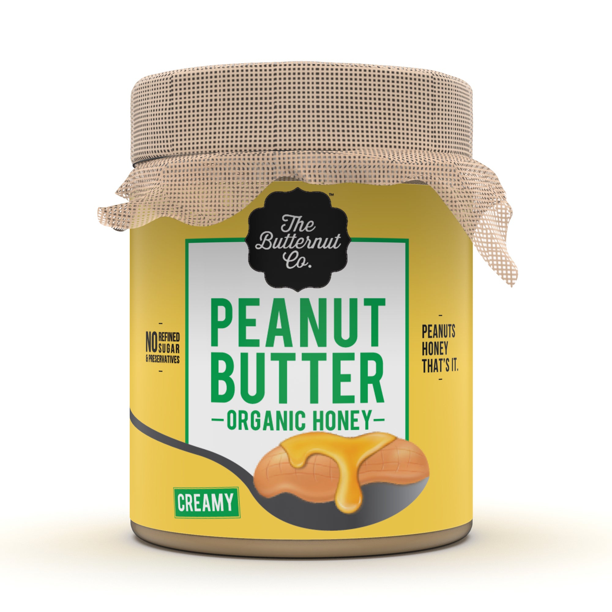 The Butternut Co. Organic Honey Peanut Butter Creamy 200 gms