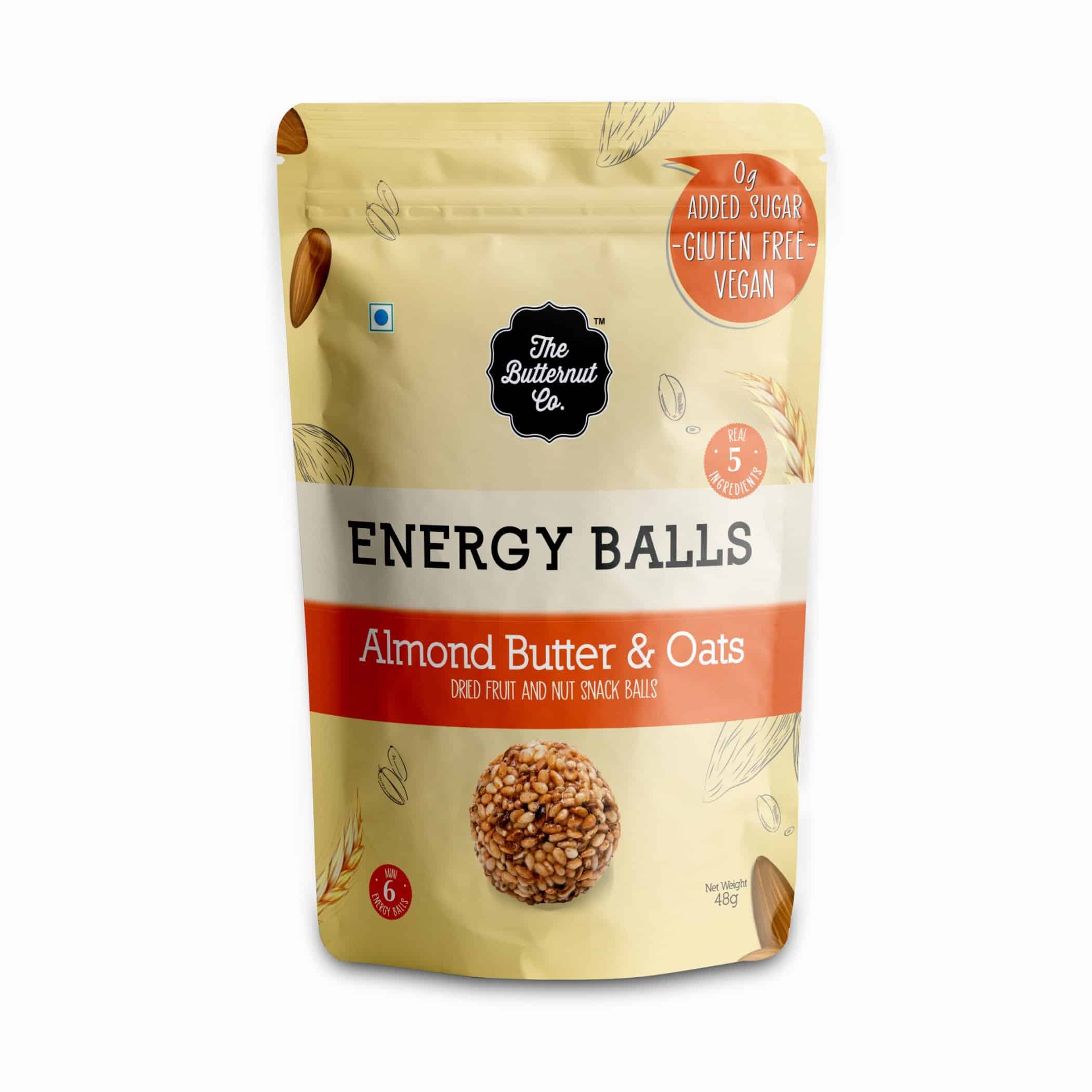 The Butternut Co. Energy Balls Almond And Oats 288 gms