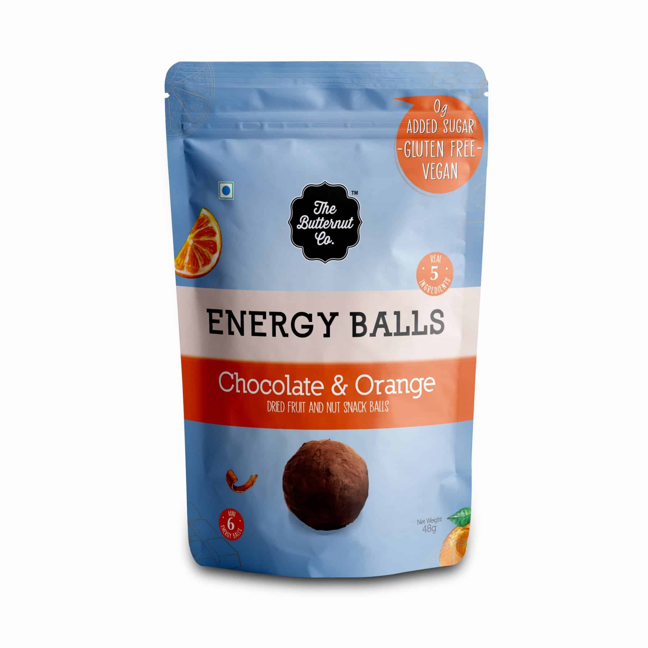 The Butternut Co. Energy Balls Chocolate And Orange 288 gms