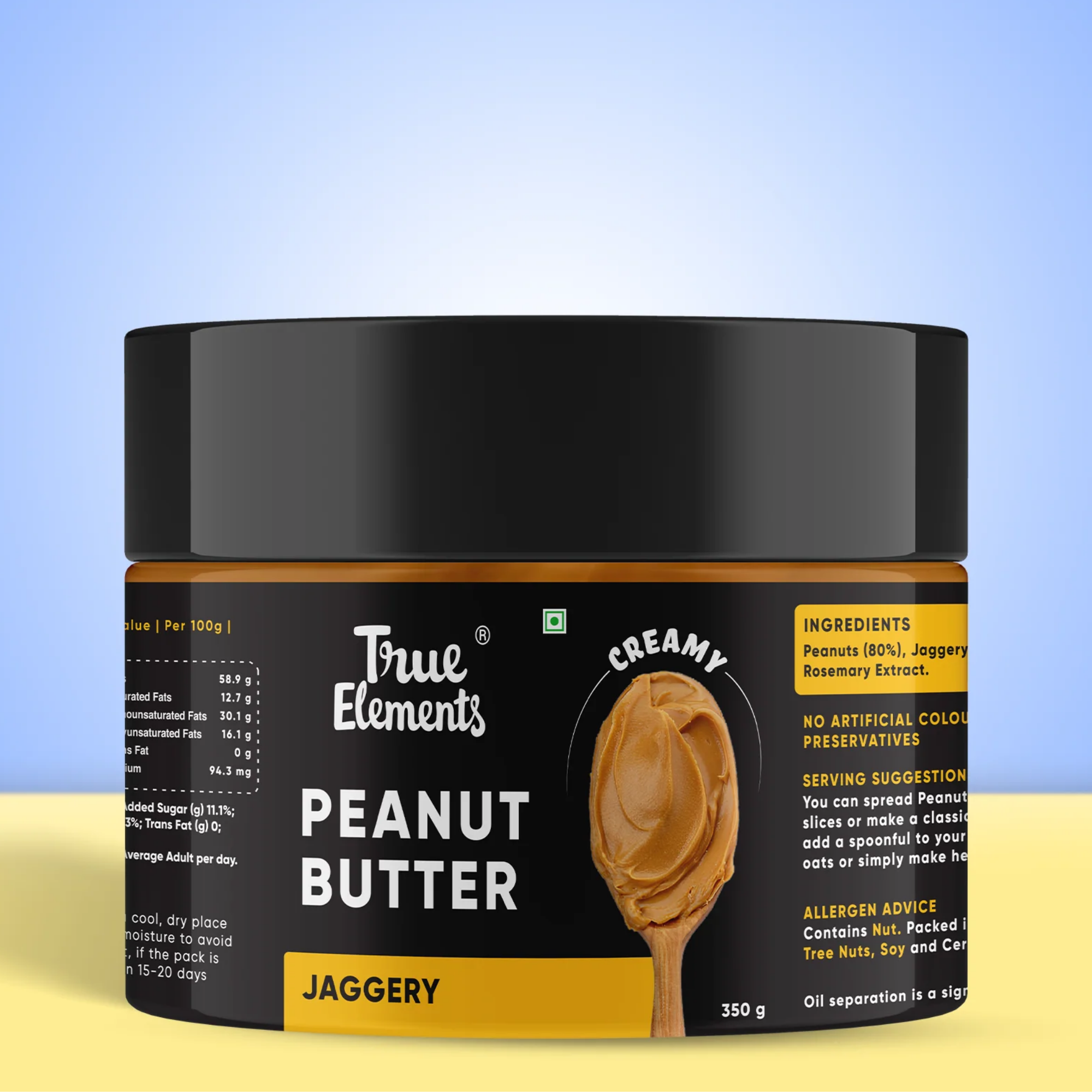 True Elements Peanut Butter Jaggery 350gm