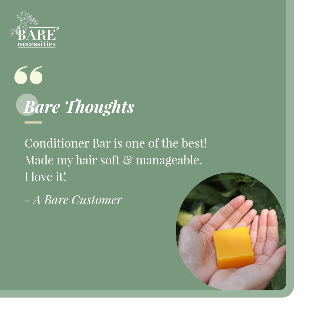 Bare Necessities Love is in the Hair Conditioner Bar | Anti Frizz
