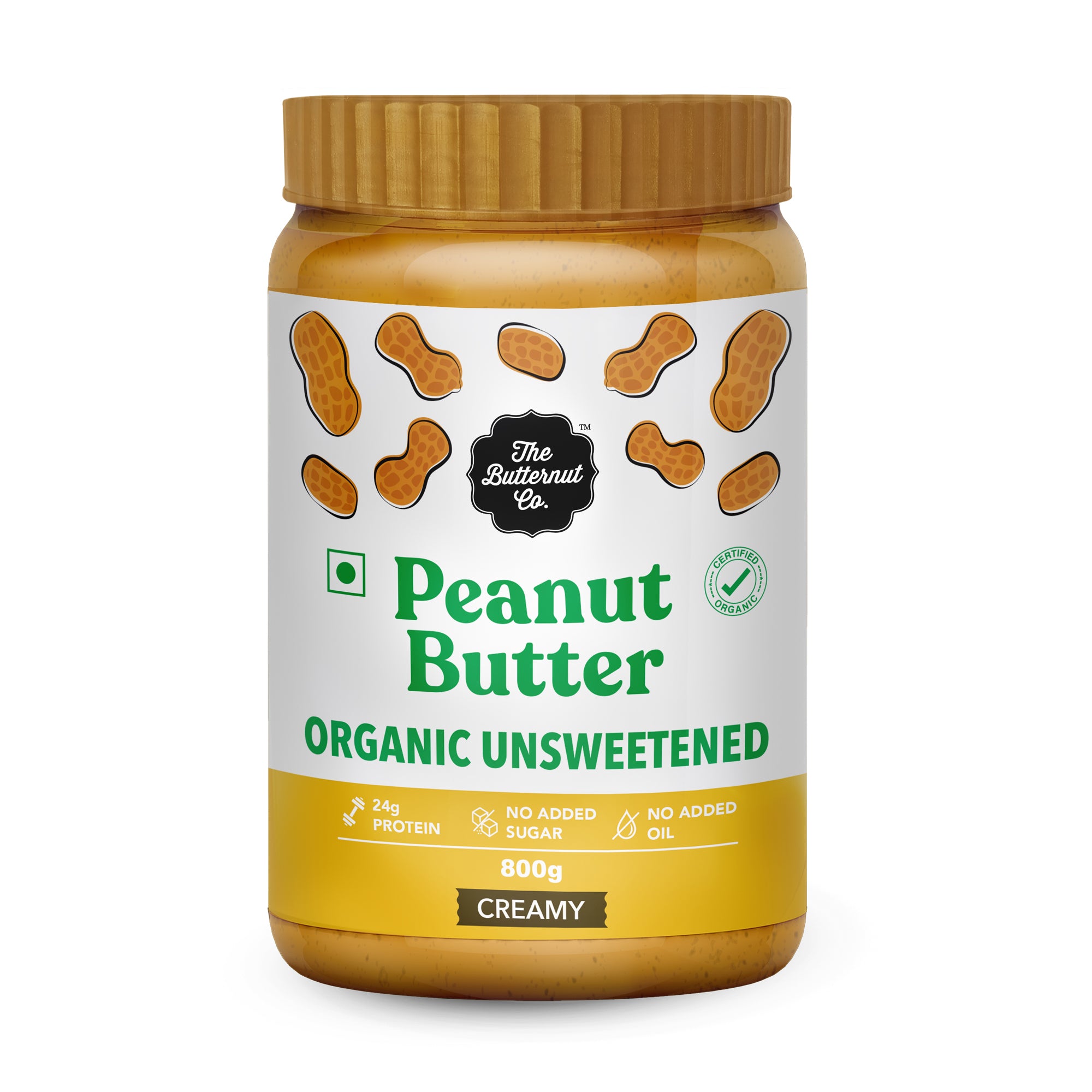 The Butternut Co. Organic Unsweetened Peanut Butter