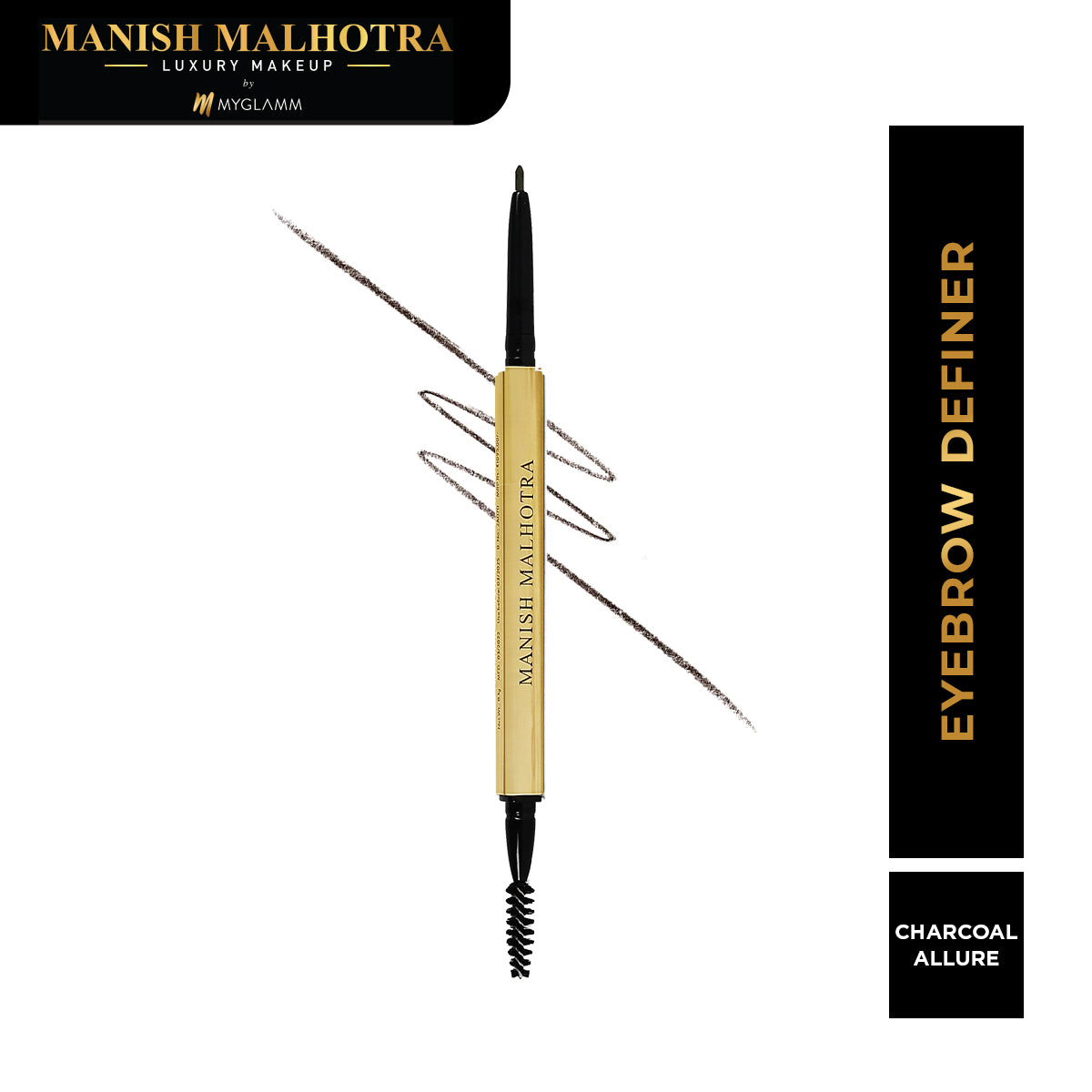Manish Malhotra Beauty Manish Malhotra Precision Eyebrow Define-Charcoal Allure -0.3gm