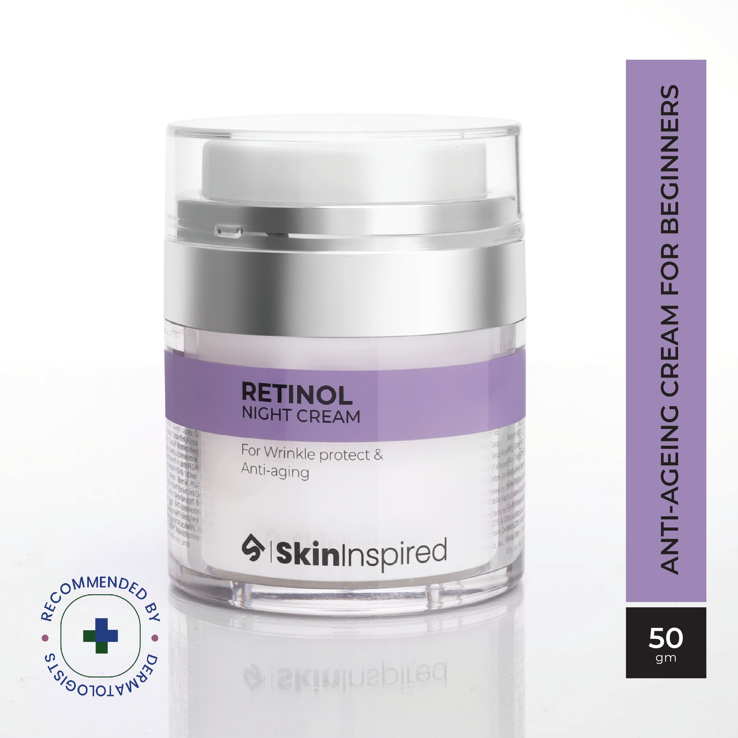 SkinInspired Retinol Night Cream For Wrinkles & Anti-Aging