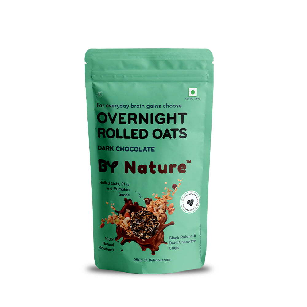 By Nature Overnight Rolled Oats - Dark Chocolate, 250g