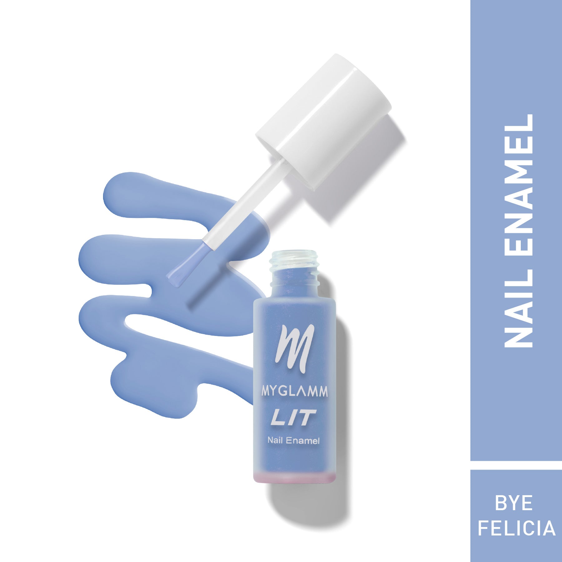 MyGlamm LIT Matte Nail Enamel-Bye Felicia-7ml