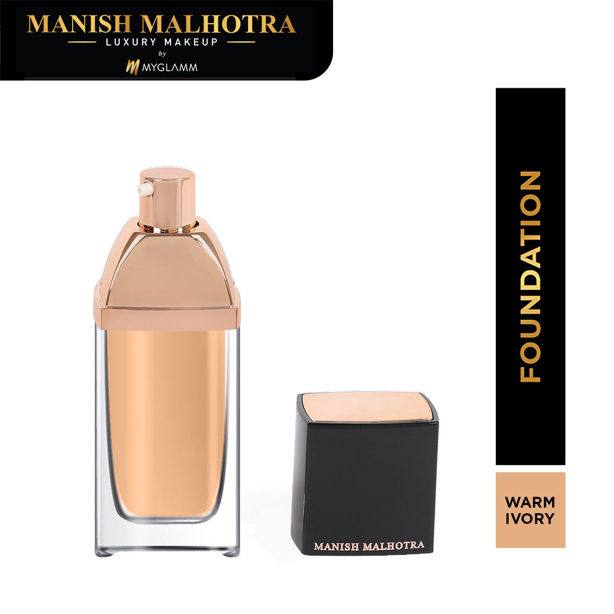 MyGlamm Manish Malhotra Beauty Skin Awakening Foundation-Warm Ivory-34gm