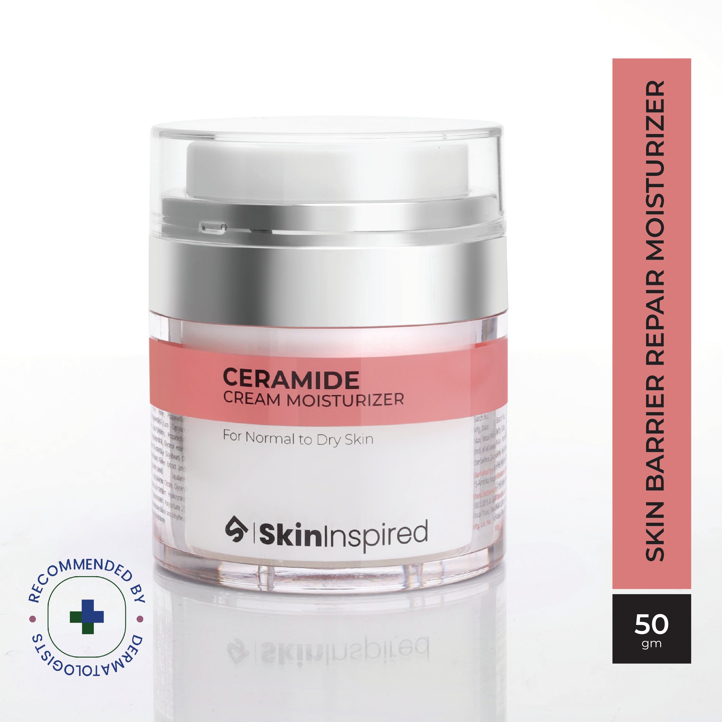 SkinInspired Ceramide Cream Moisturiser For Hydration & skin barrier