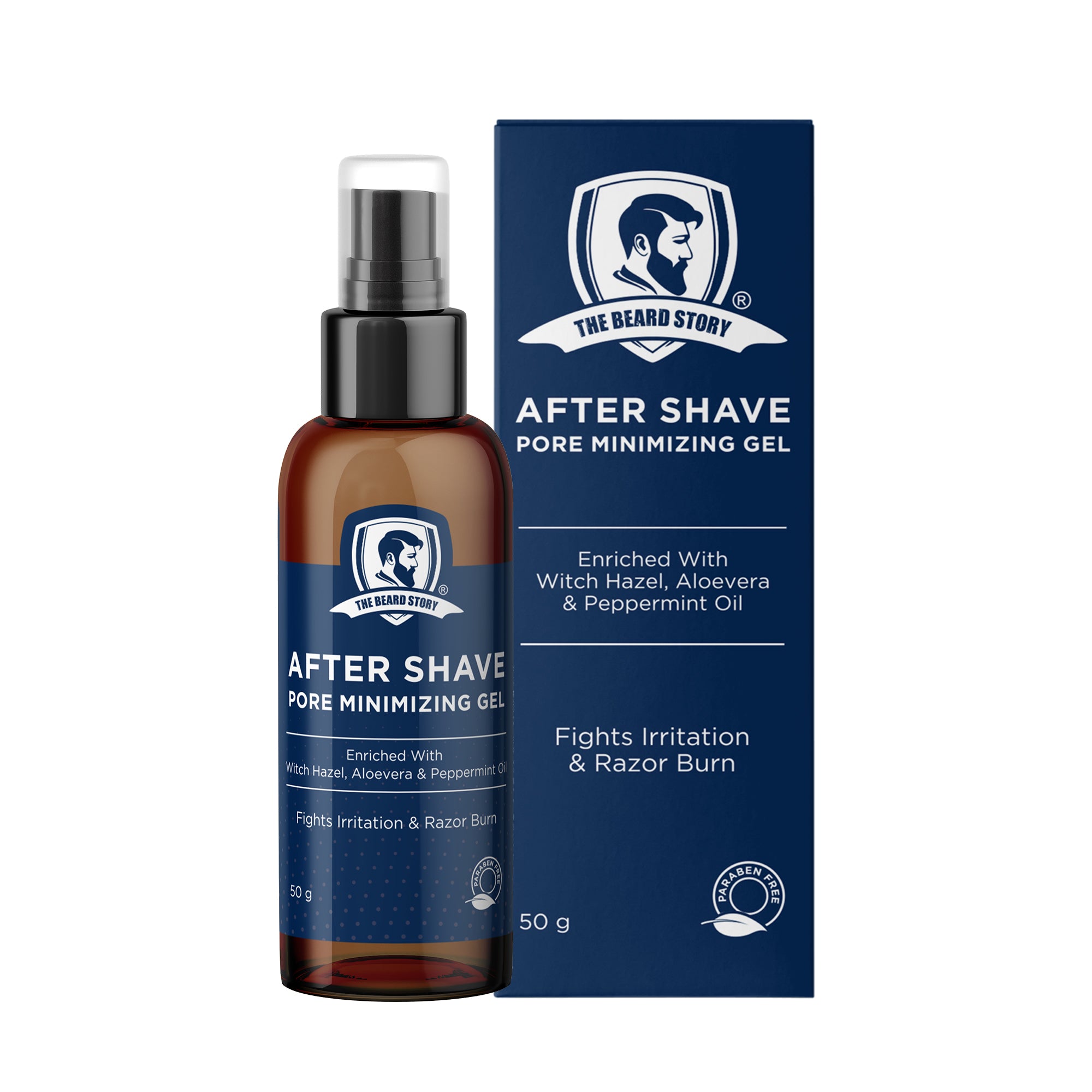 The Beard Story After Shave | For Men | Soothing & Calming | Enriched with Aloevera & Peppermint | 50g