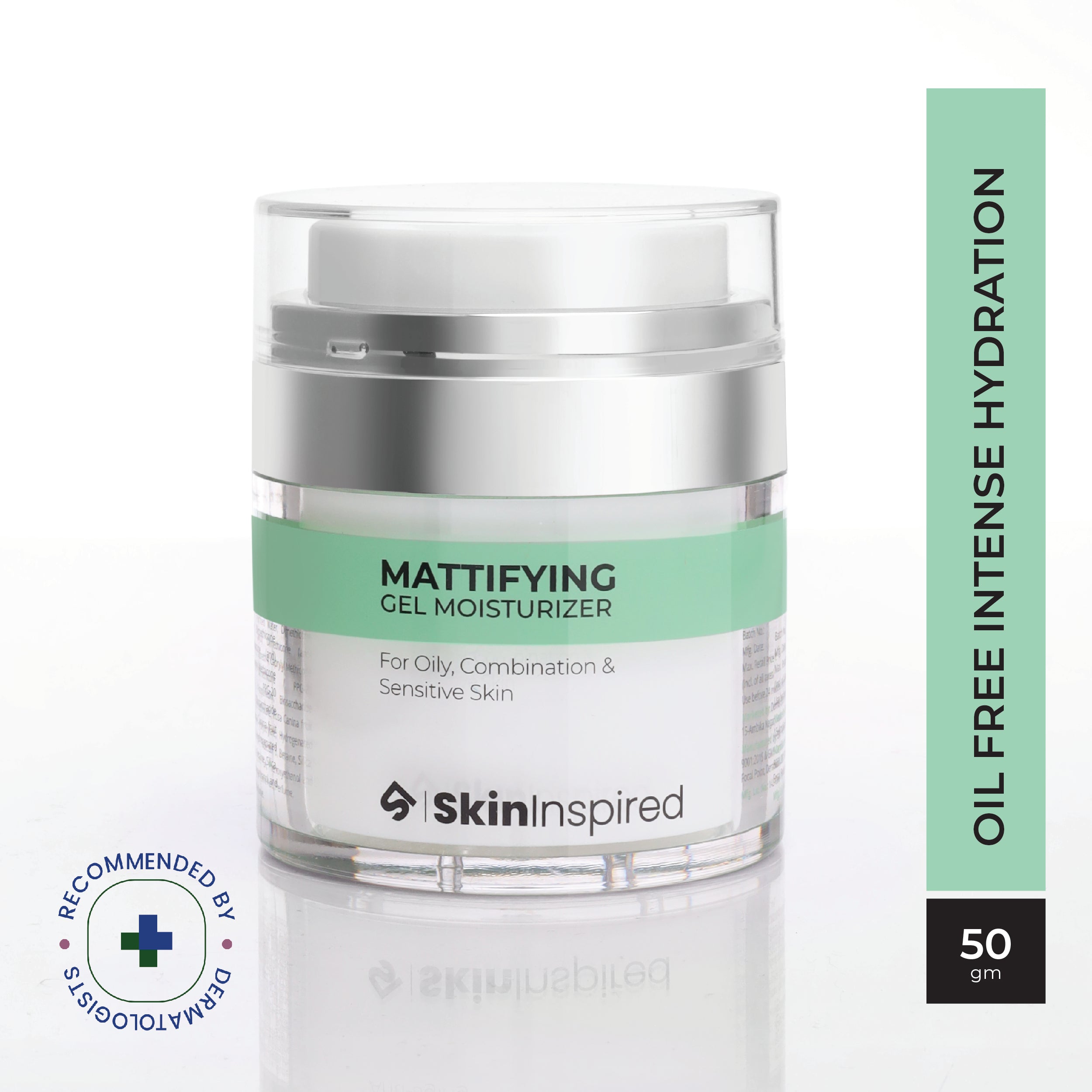 SkinInspired Mattifying Gel Moisturizer for pore regulation & improved skin texture