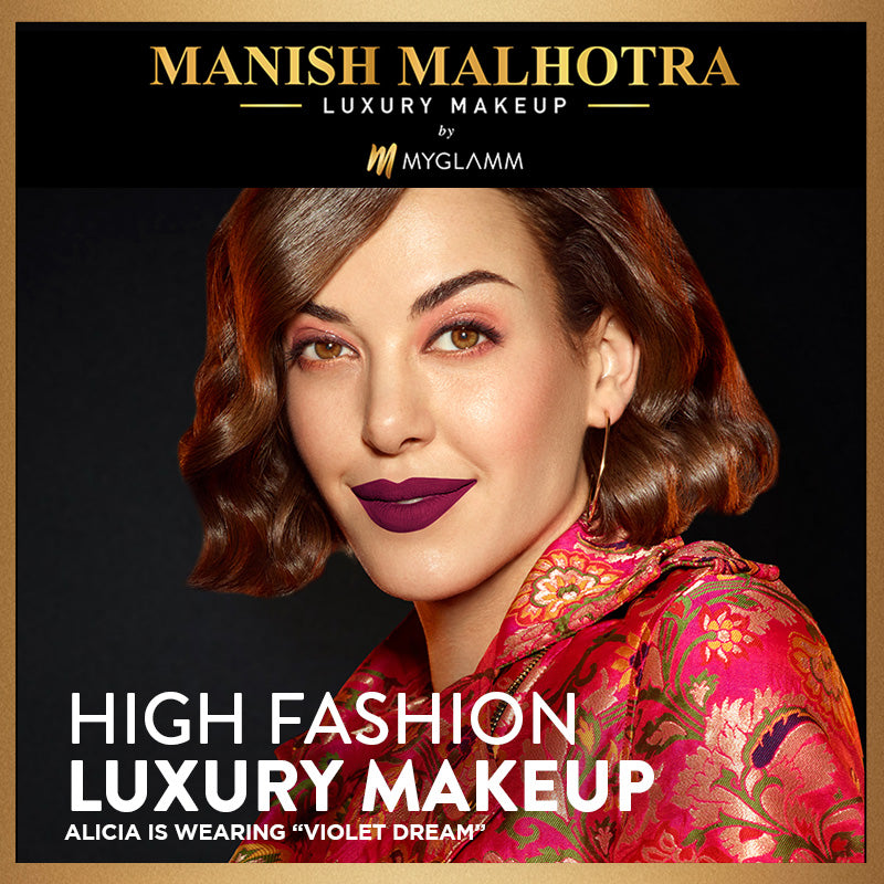 Manish Malhotra Beauty By MyGlamm Soft Matte Lipstick-Blush Rose-4gm