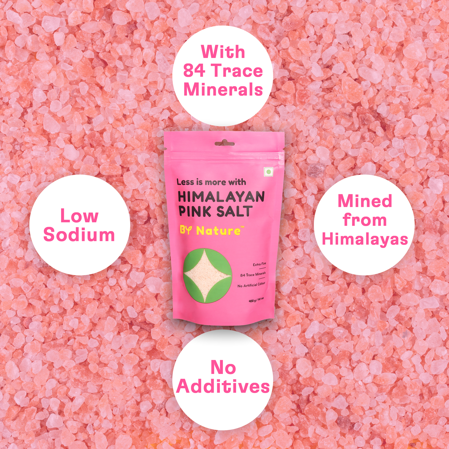 By Nature Himalayan Pink Salt, 900g