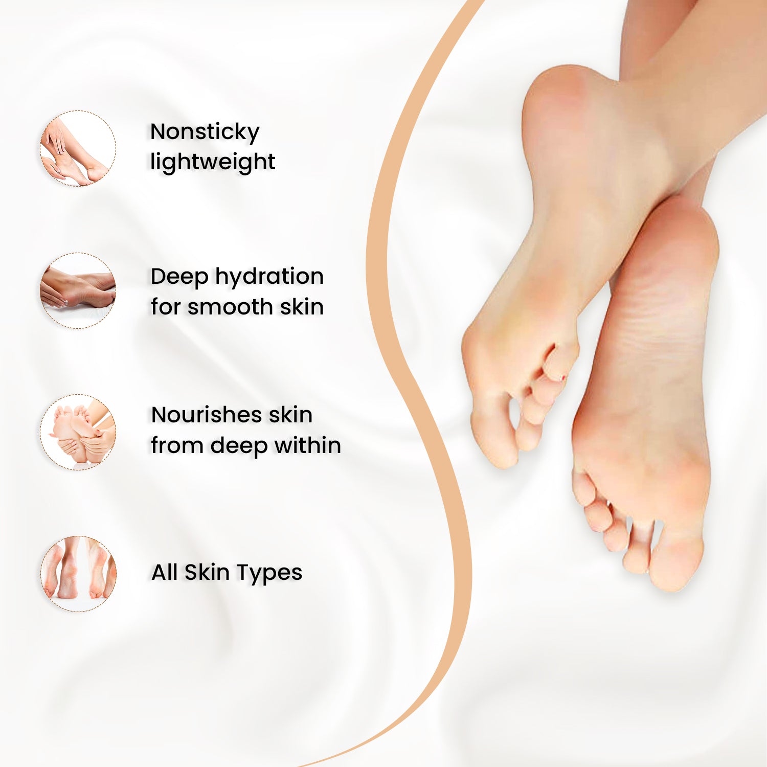 The Skin Story Foot Cream for Cracked Heels | Dry Feet | Repair Cream | Enriched with Shea Butter & Cocoa Butter | 50g