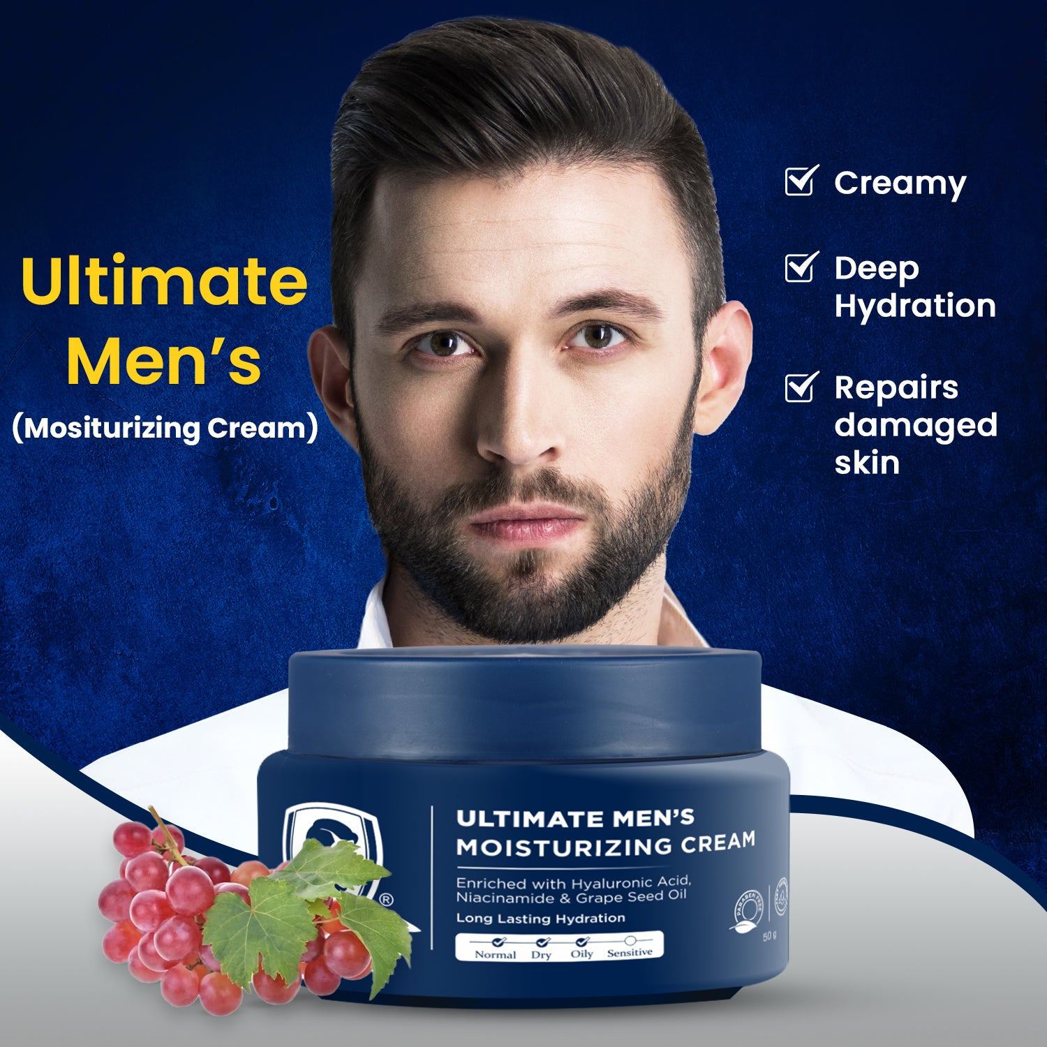 The Beard Story Moisturizing Cream | Moisturizing cream | Moisturizer for body | Moisturizer for dry skin | Face cream For Winter