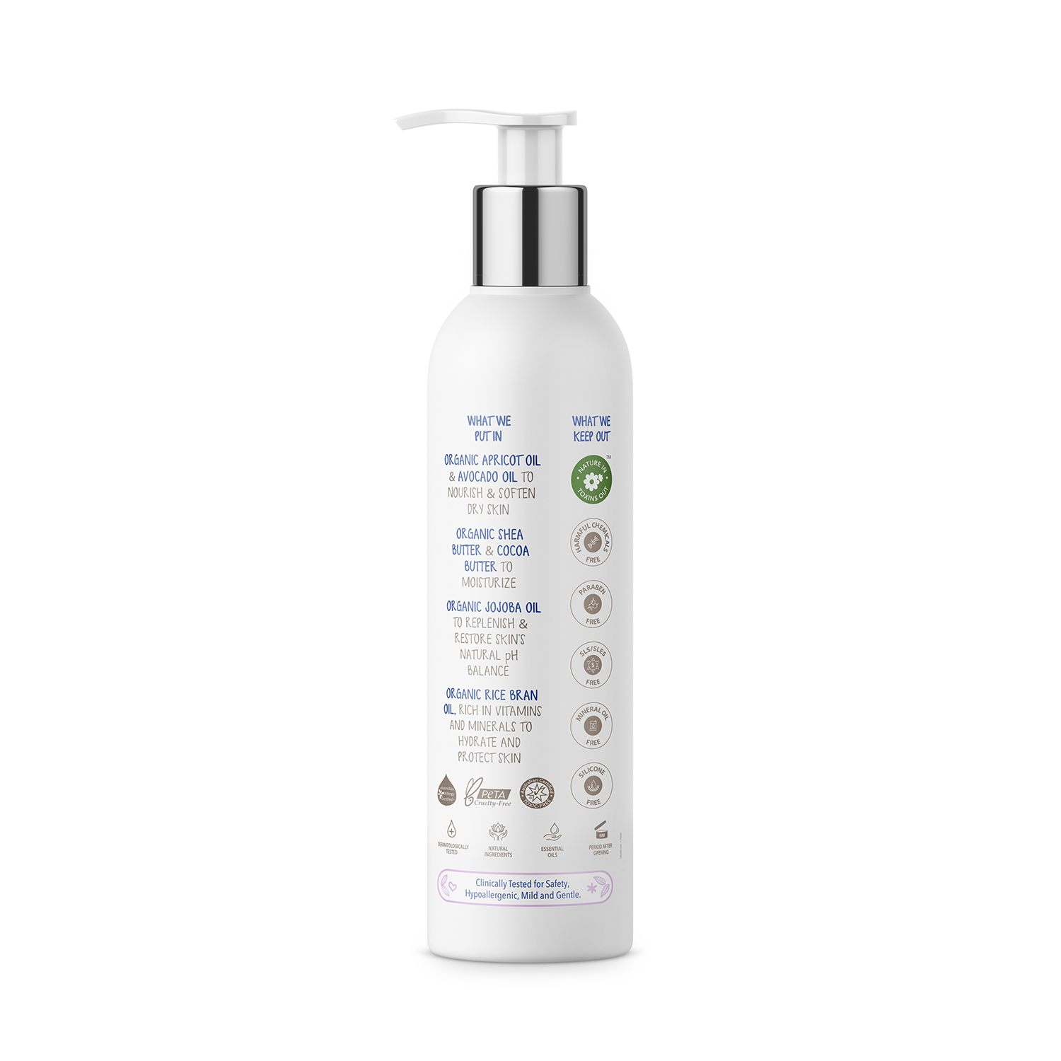 The Moms Co. Natural Baby Lotion | Australia-Certified | With Organic Apricot, Organic Jojoba and Organic Rice Bran Oils