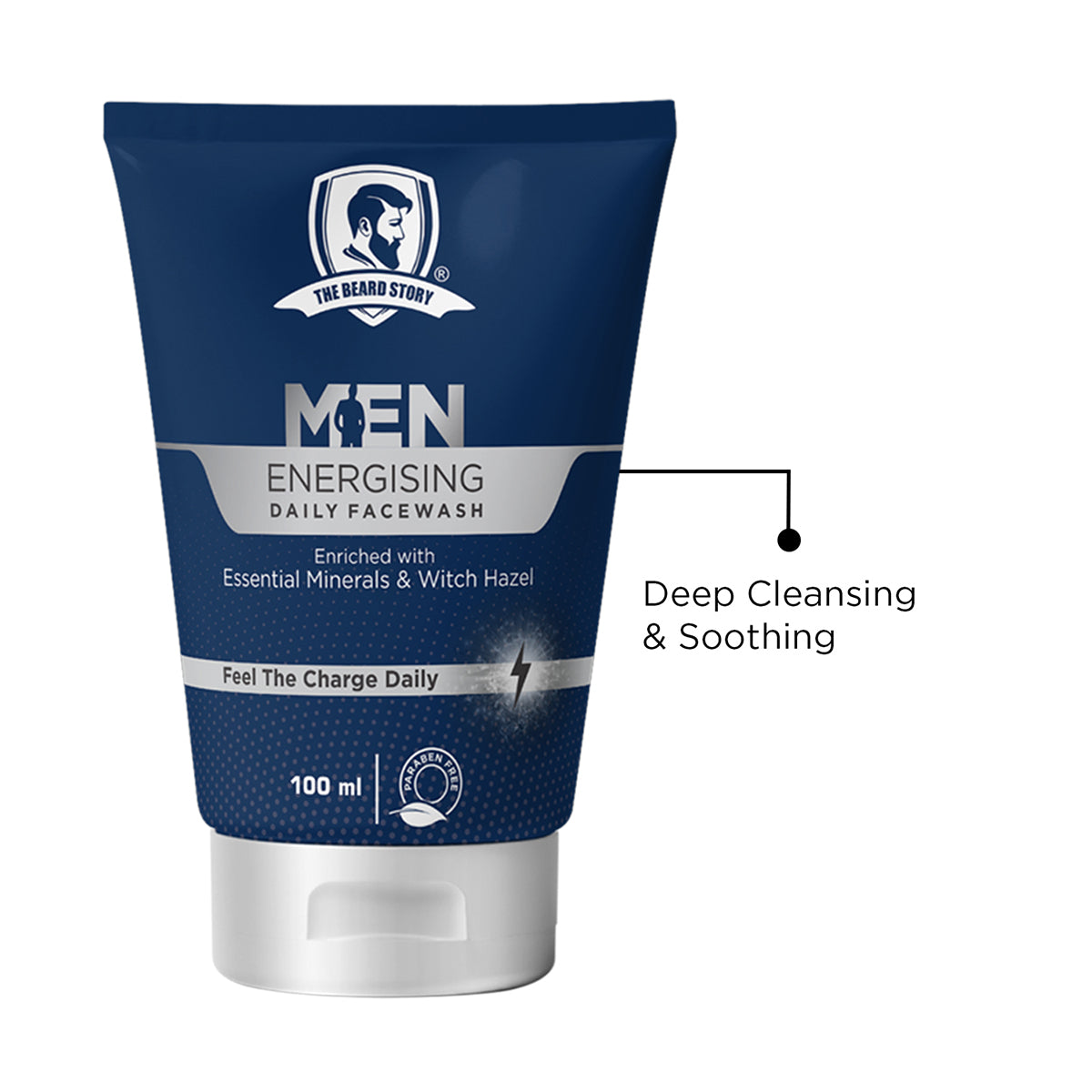 The Beard Story Daily Cleansing Facewash | For Men | Enriched with Minerals | 100g