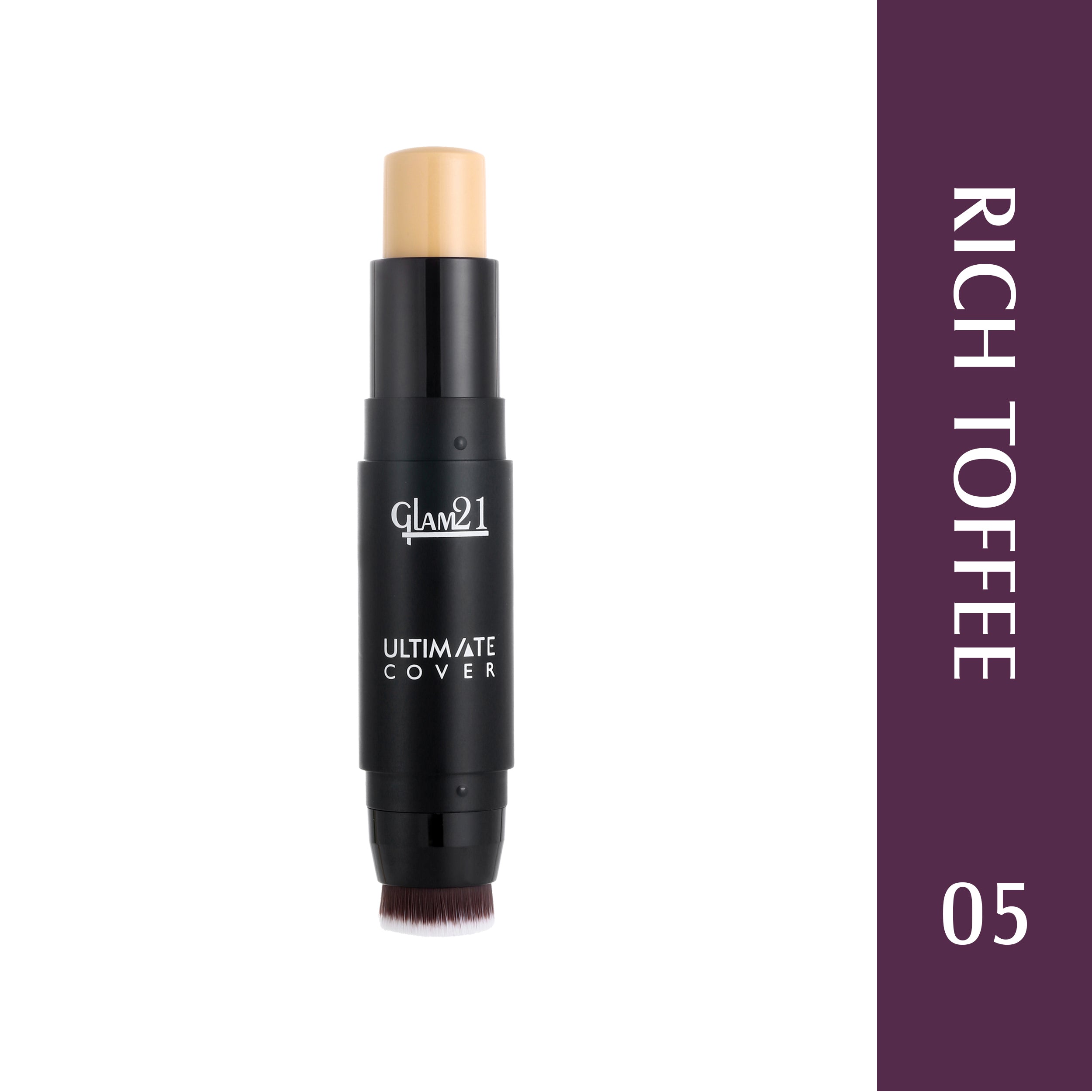 Glam21 Ultimate Cover Foundation Stick Easy to Blend & Gives Matte Finish upto 12 Hours Foundation (05-Rich Toffee, 8 g)
