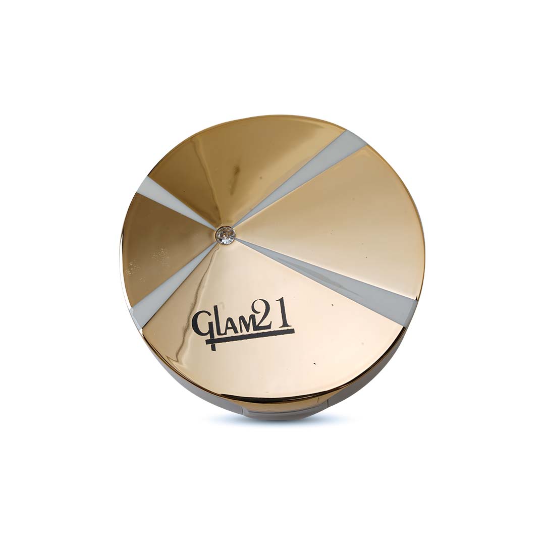 Glam21 Natural Essence Oil-Control Compact Powder| Longlasting Vitamin-E Matte Finish Compact (Porcelain, 20 g)