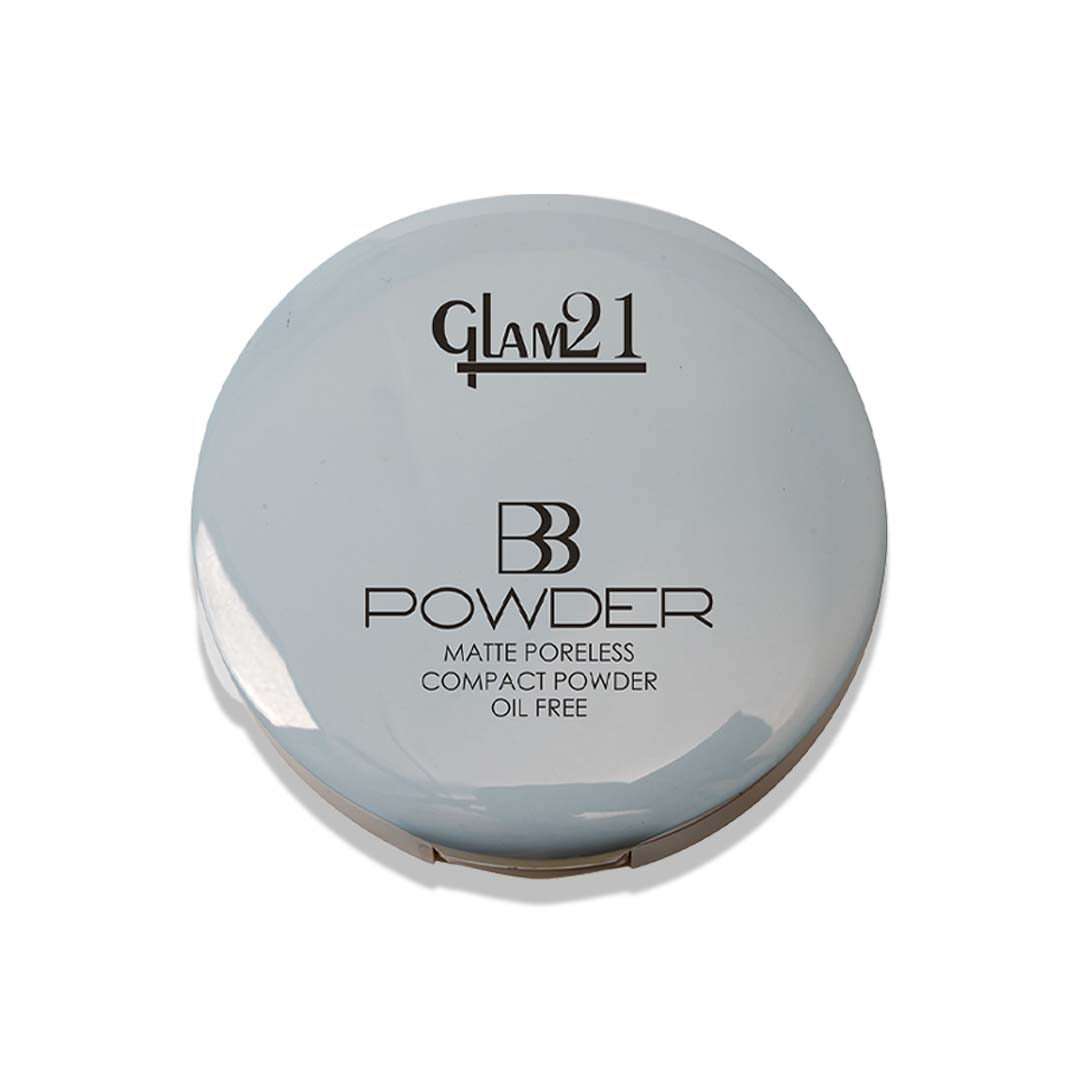 Glam21 BB Powder Instant Weightless Matte Finish | Longlasting Peerless Soft Skin 2in1 Compact (Light, 20 g)
