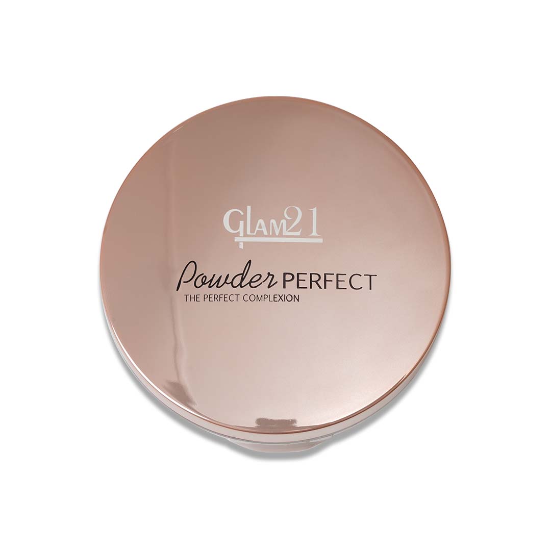 Glam21 Perfect Complexion Compact Powder for Oil Control& Longlasting Soft Matte Finish Compact (Latte, 24 g)