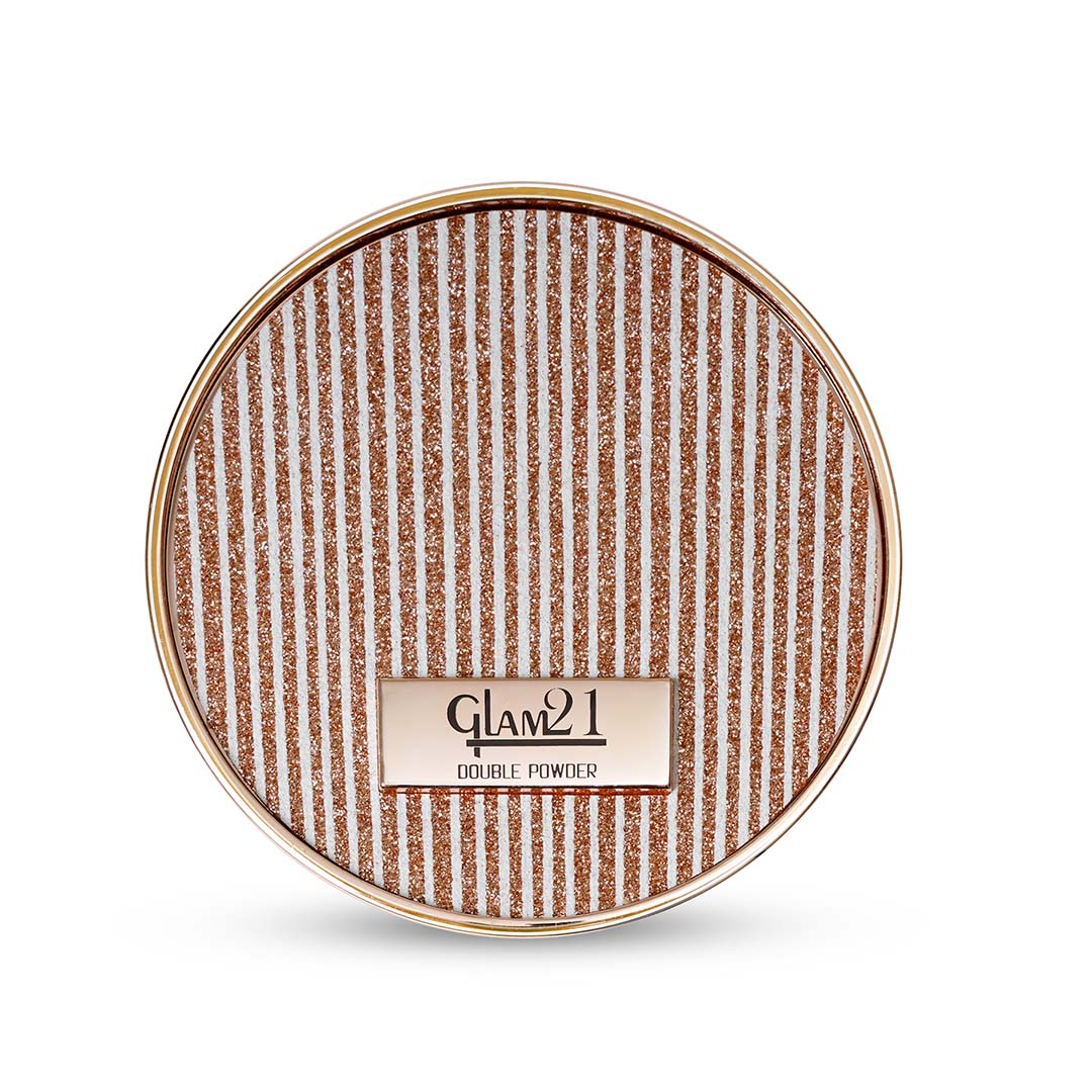 Glam21 Clear & Bright Silk Compact Powder | Longlasting & Sweat Resistant Formula 2in1 Compact (Marble, 20 g)