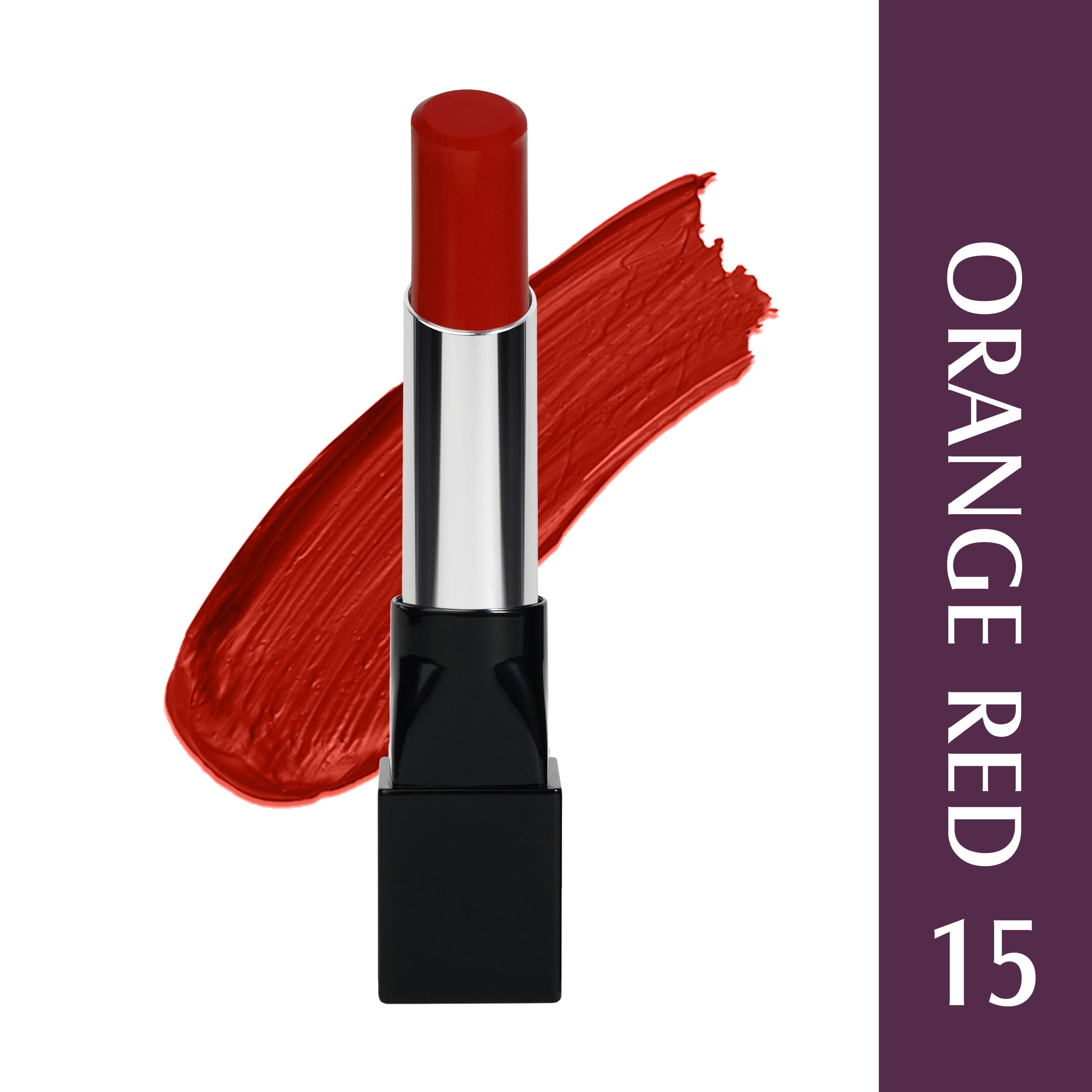 Glam21 Ultra Velvet Lipstick  Long-lasting stay on lips Lovely matte finish, 2.5gm Orange Red-15