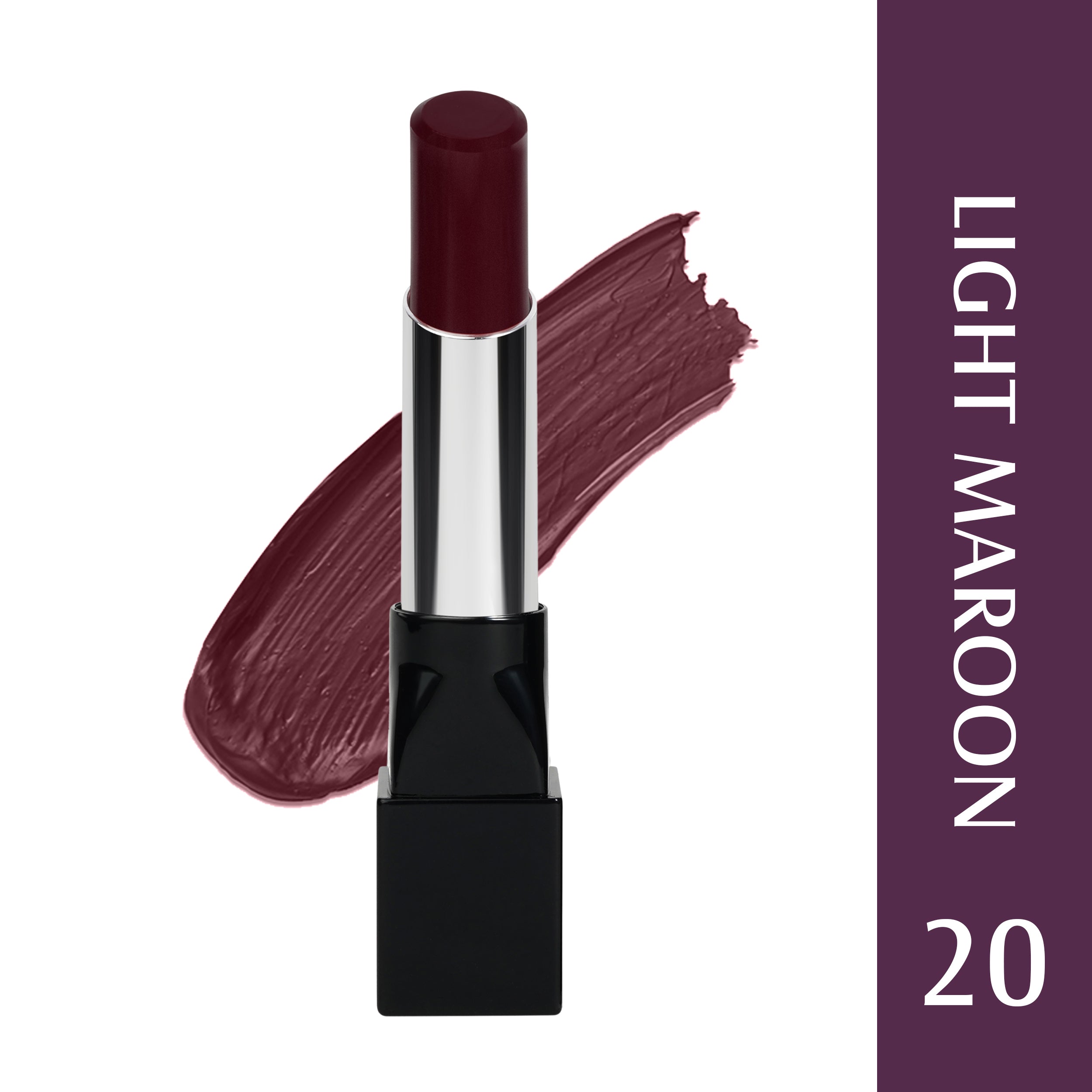 Glam21 Ultra Velvet Lipstick  Long-lasting stay on lips Lovely matte finish, 2.5gm Light Maroon-20