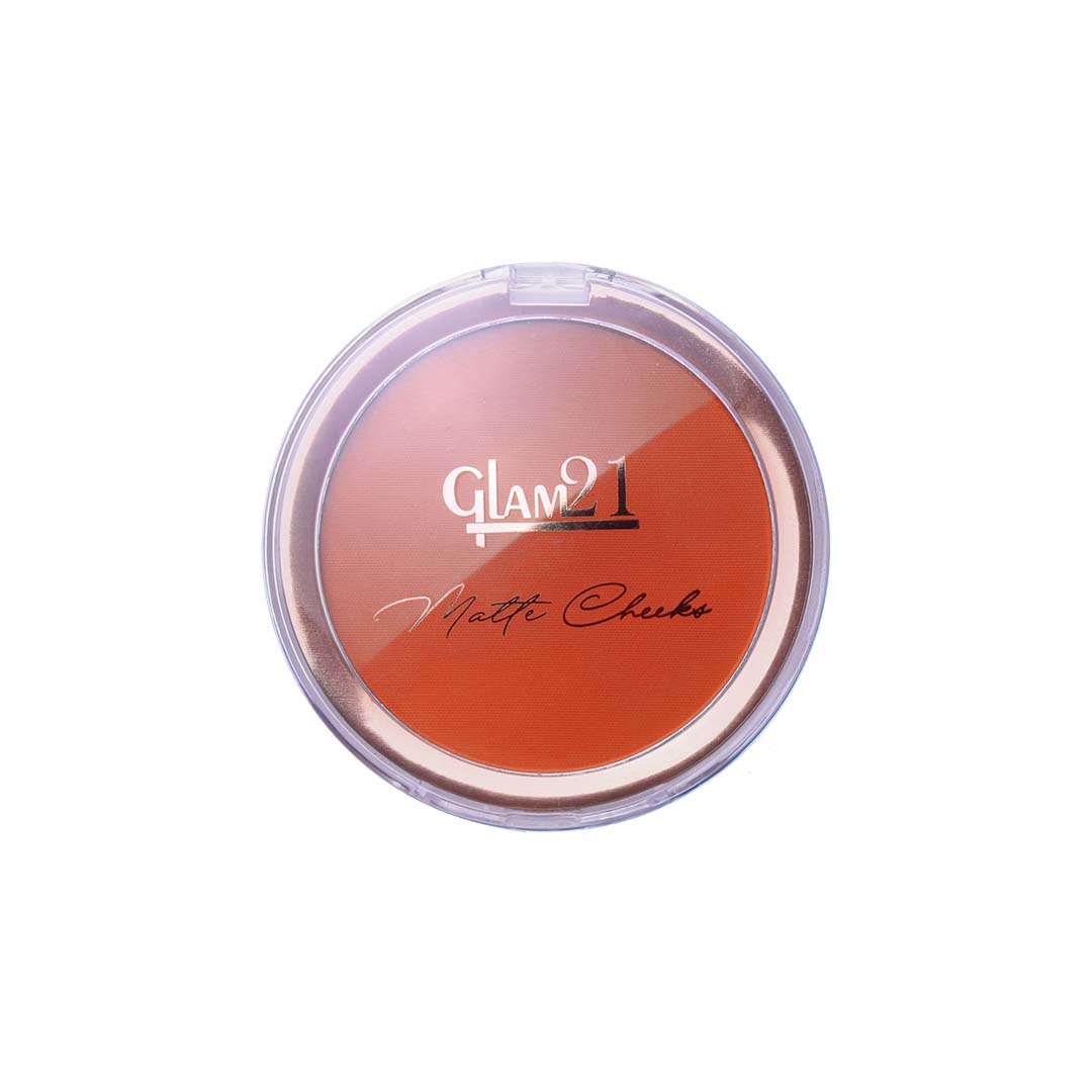 Glam21 Matte Cheek Blush | Perfect Pop of Color | Seamless Texture & Perfect Coverage, 5g  (Shade-01)