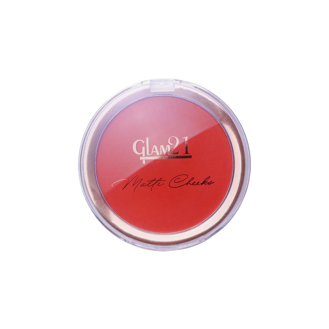 Glam21 Matte Cheek Blush | Perfect Pop of Color | Seamless Texture & Perfect Coverage, 5g  (Shade-02)