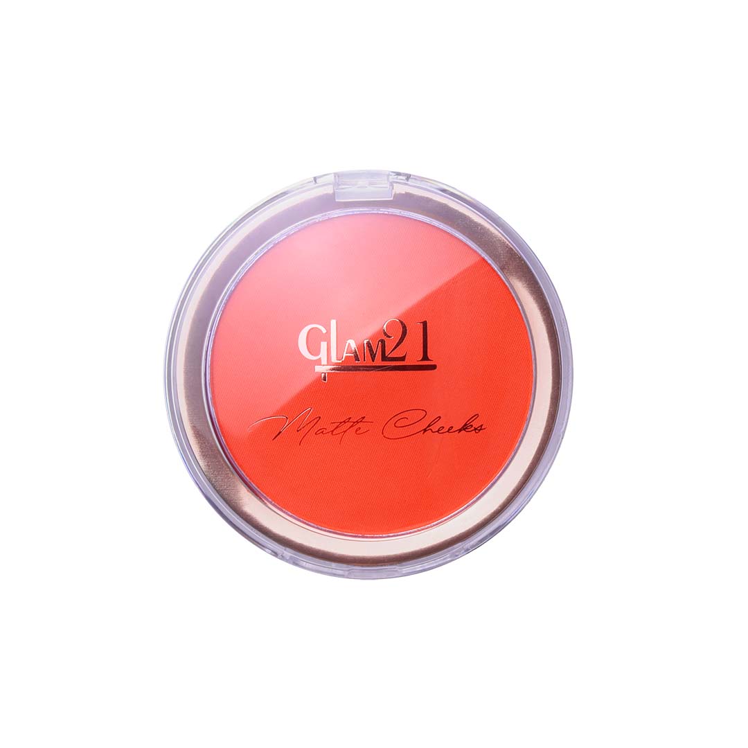 Glam21 Matte Cheek Blush | Perfect Pop of Color | Seamless Texture & Perfect Coverage, 5g  (Shade-08)