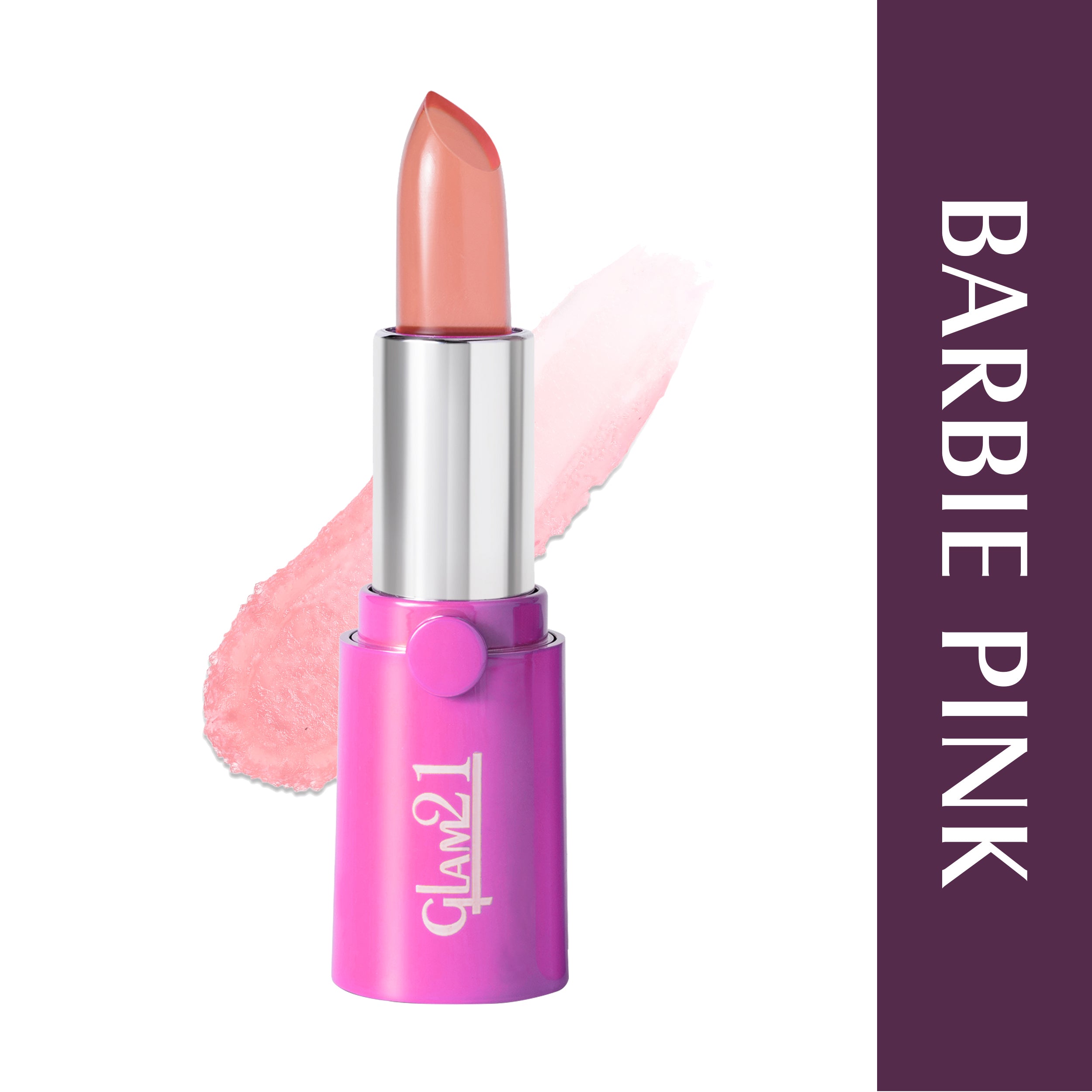 Glam21 Gel Based Ultra-Moisturizing Lightweighted Lipstick with Glossy Shine Formula (Barbie Pink, 3.6 g)