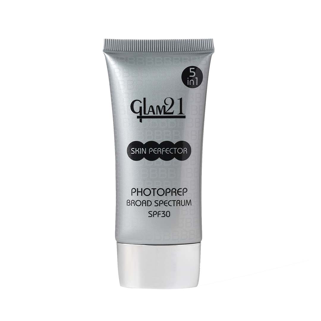 Glam21 Skin Perfector Cream with SPF30 UV Protection with Lightweight Satin Formulation Foundation, 50g (CUSTARD-03)