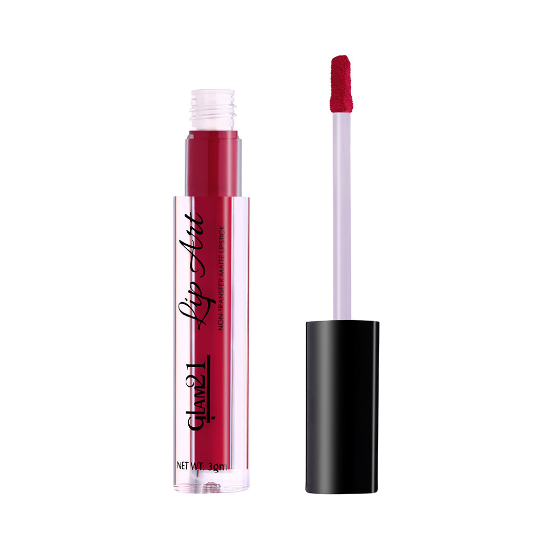 Glam21 Lip Art Liquid Lipstick Long Stay,Lightweight & Smudgeproof Velvety Matte Finish (Candy Pink, 3 g)