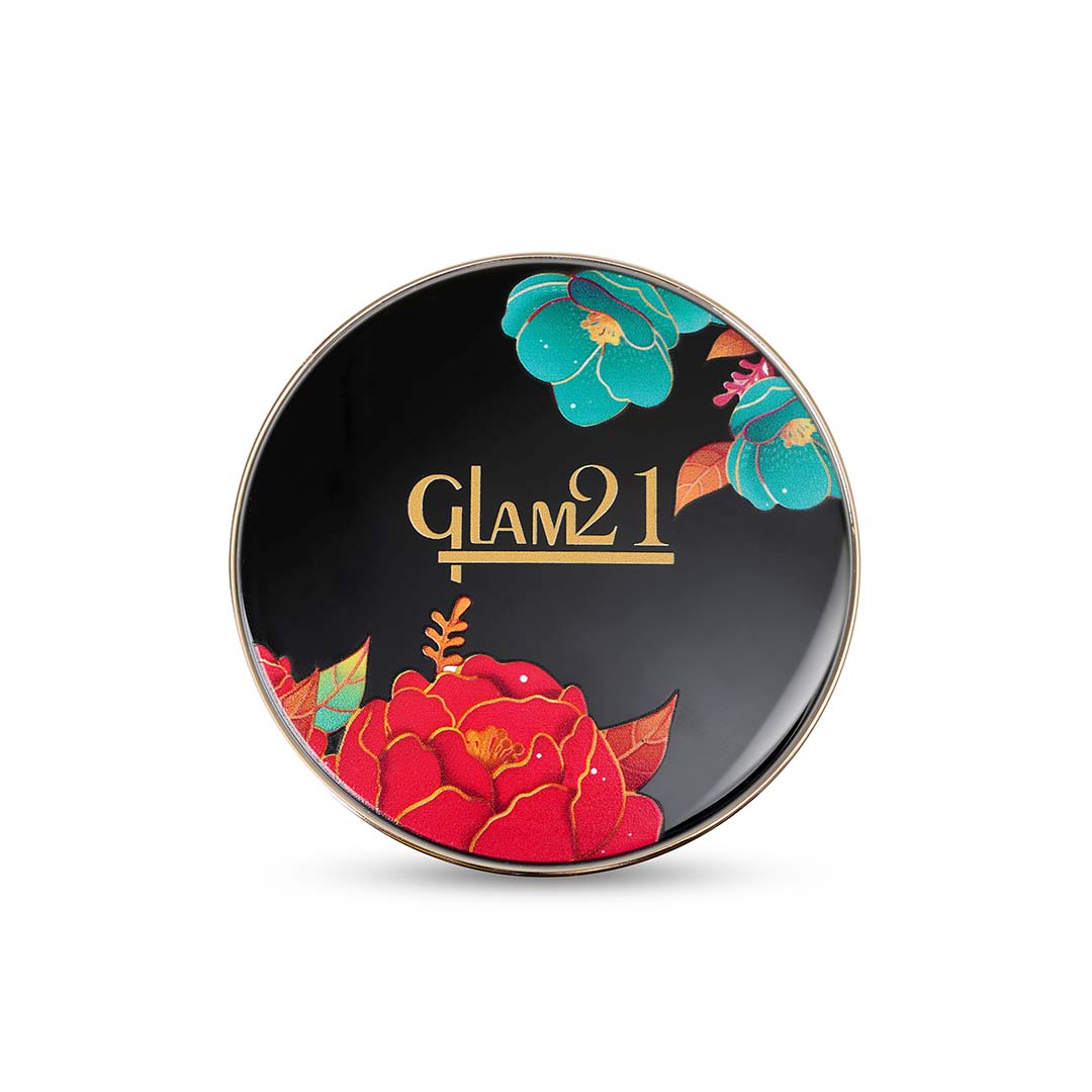Glam21 HD Oil Control Compact Powder Sweat Resistant Formula| Longlasting Matte Finish Compact (Shade-04, 20 g)