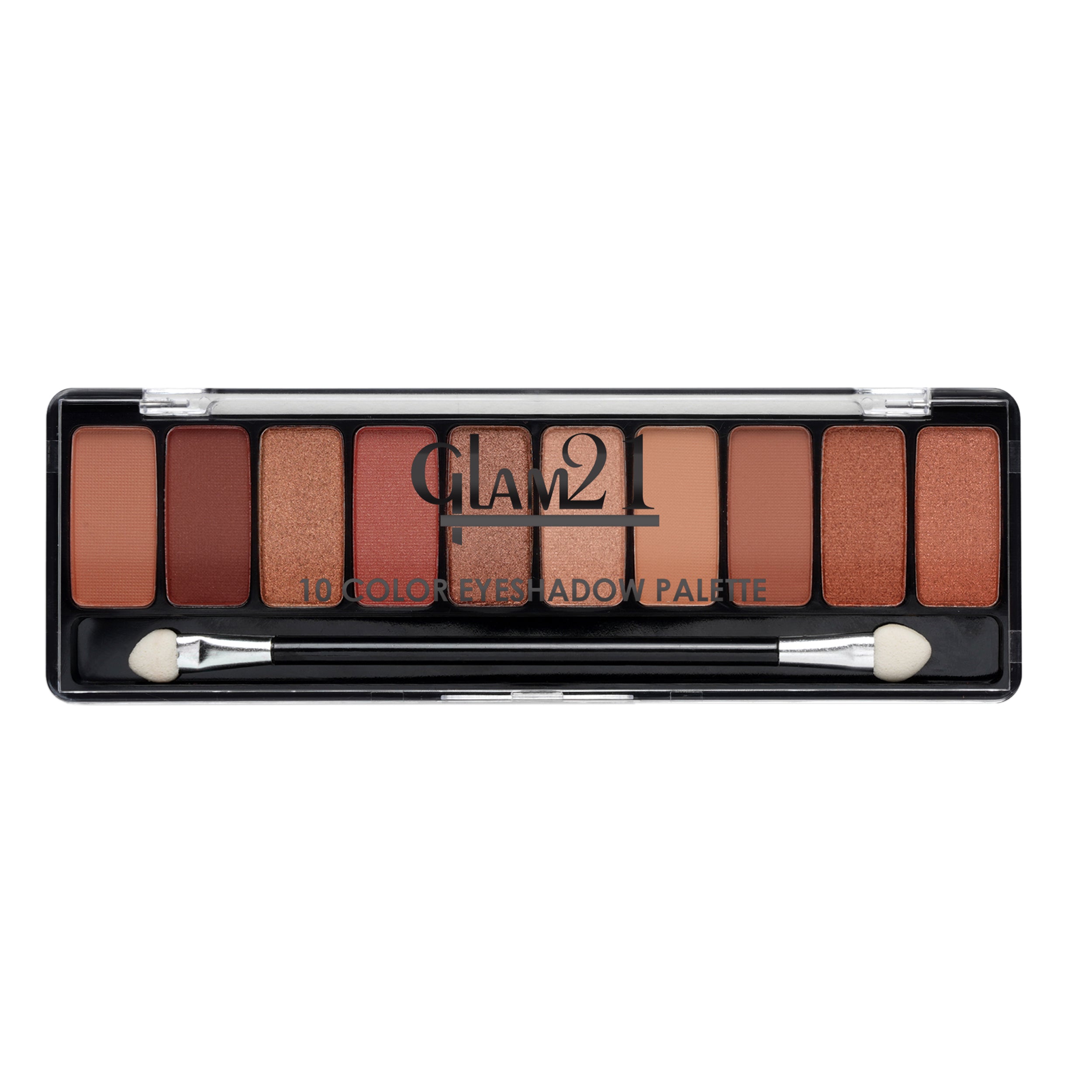Glam21 10 Color Eyeshadow Palette - Soft Matte & Creamy Shimmer in Just One Swipe 8.8 g (Shade-02)