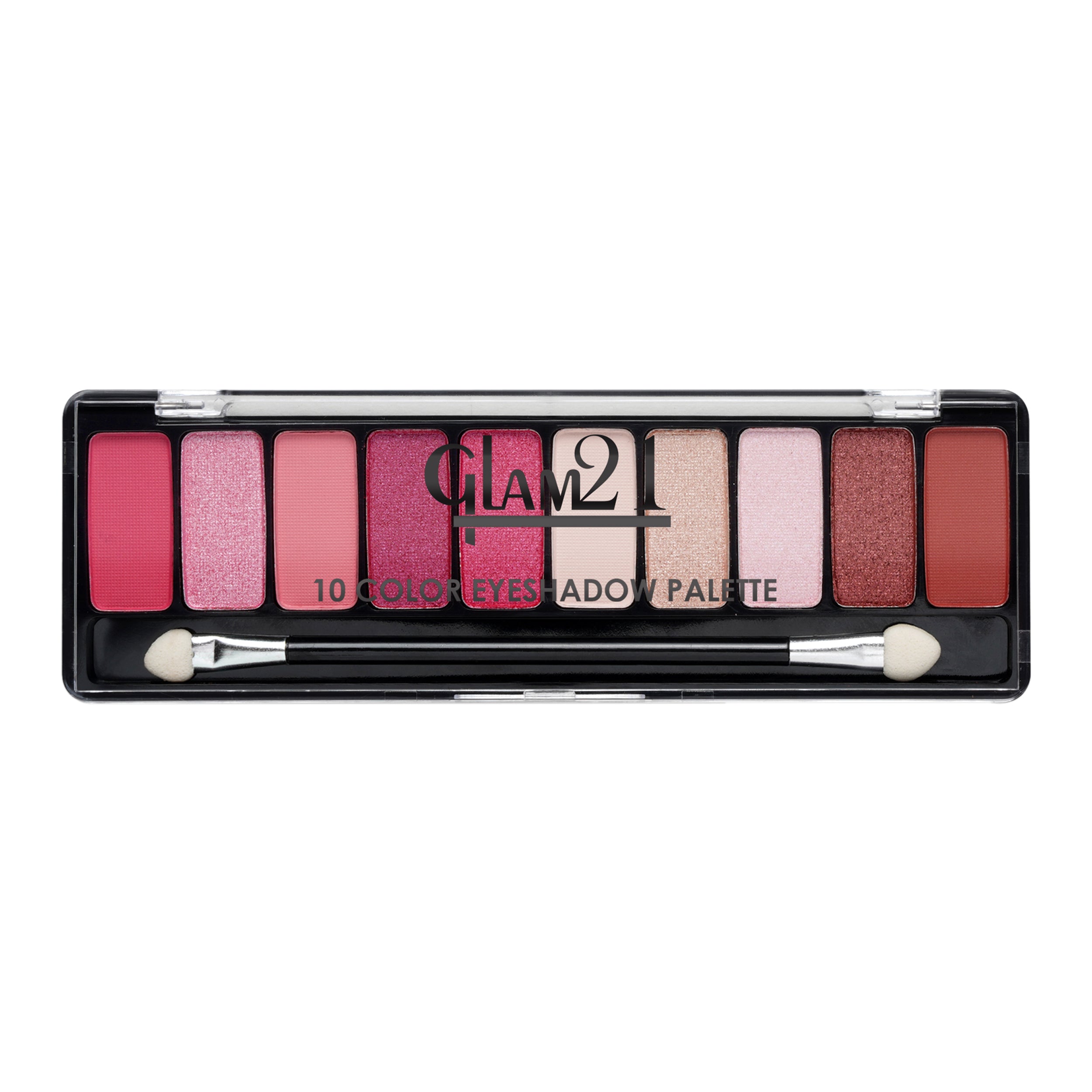 Glam21 10 Color Eyeshadow Palette - Soft Matte & Creamy Shimmer in Just One Swipe 8.8 g (Shade-04)