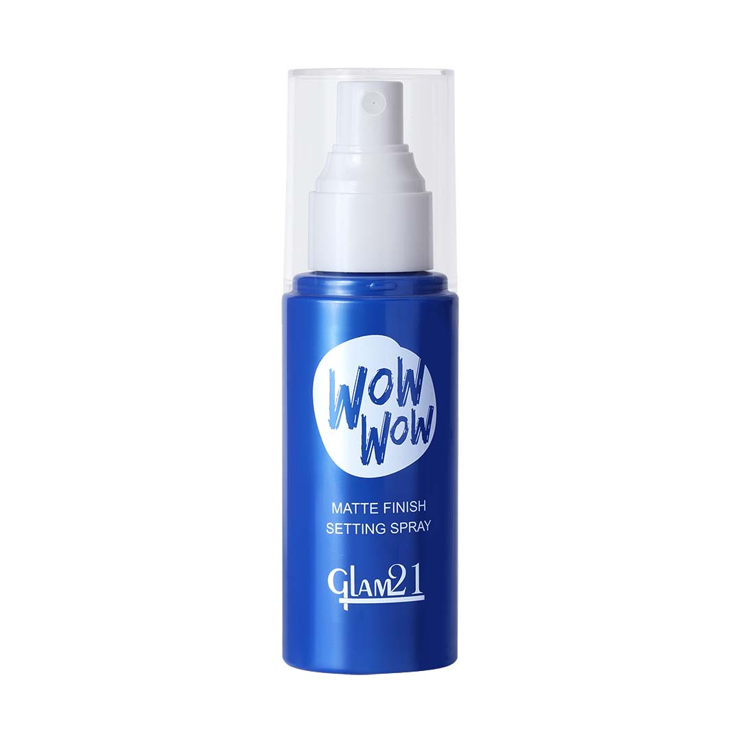 Glam21 Wow Matte Fix Setting Spray for Face Makeup | Lightweighted Make-up Fixure-NA-80 ml