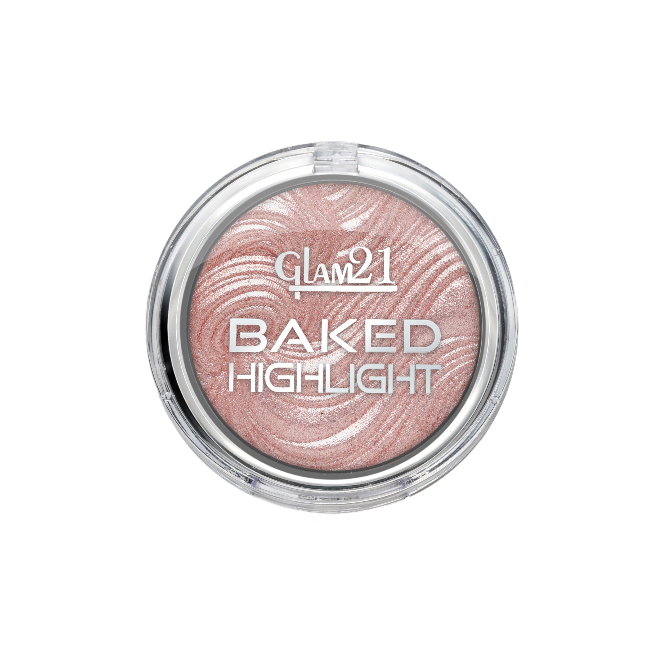Glam21 Baked Highlighter with Silky Pigments Shimmer Look & Longlasting Mettalic Finish Highlighter, 2.8 g (Shade-02)