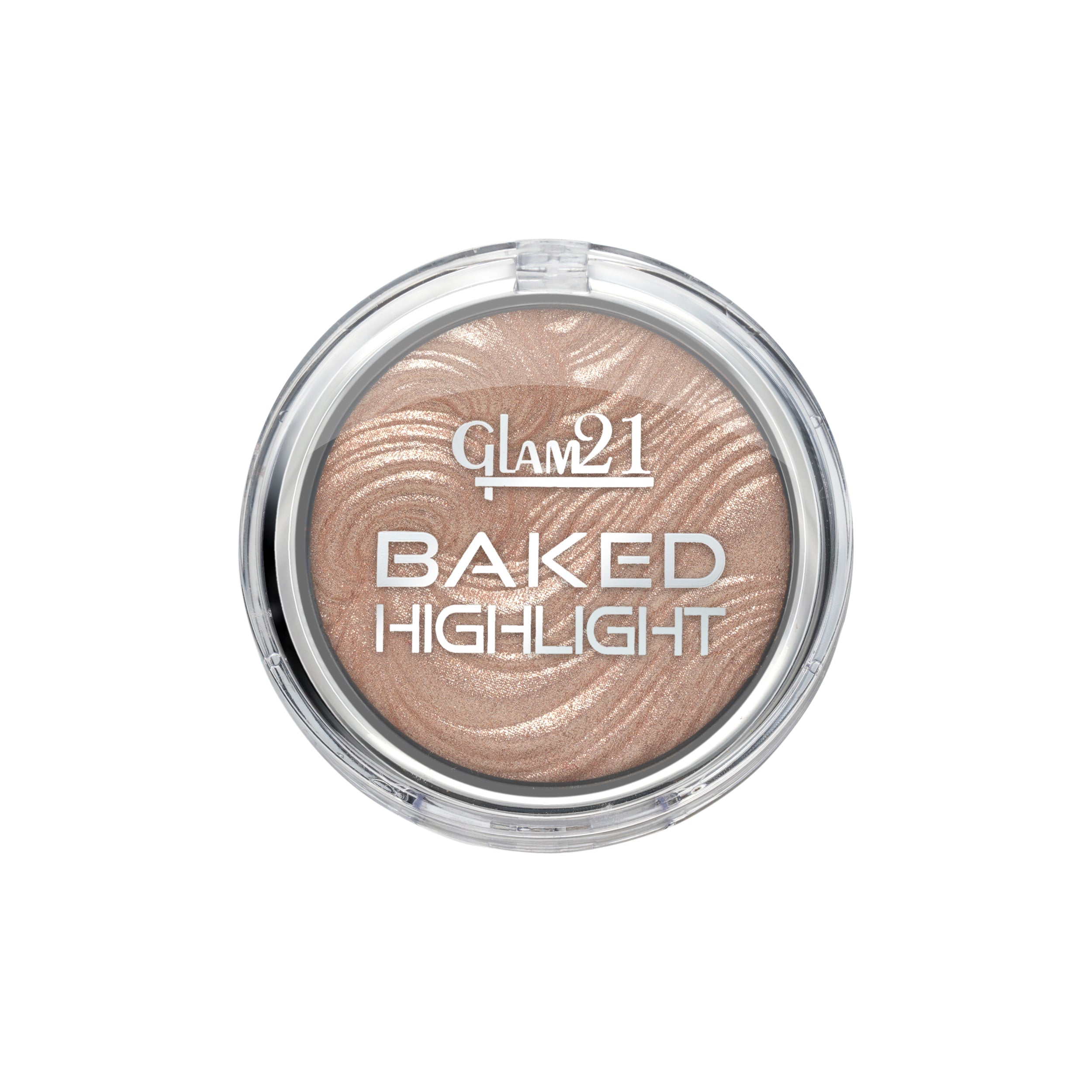 Glam21 Baked Highlighter with Silky Pigments Shimmer Look & Longlasting Mettalic Finish Highlighter, 2.8 g (Shade-03)