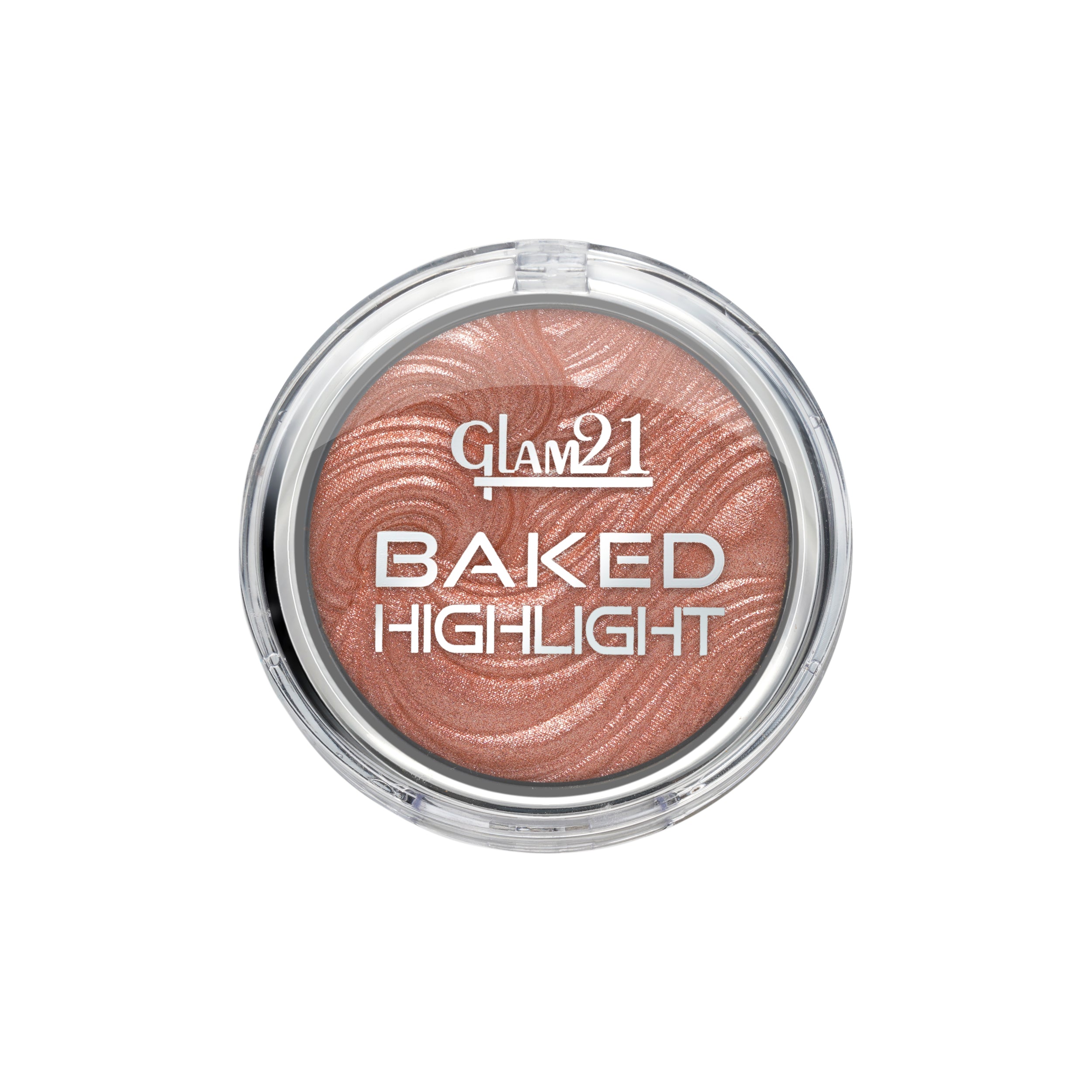 Glam21 Baked Highlighter with Silky Pigments Shimmer Look & Longlasting Mettalic Finish Highlighter, 2.8 g (Shade-06)