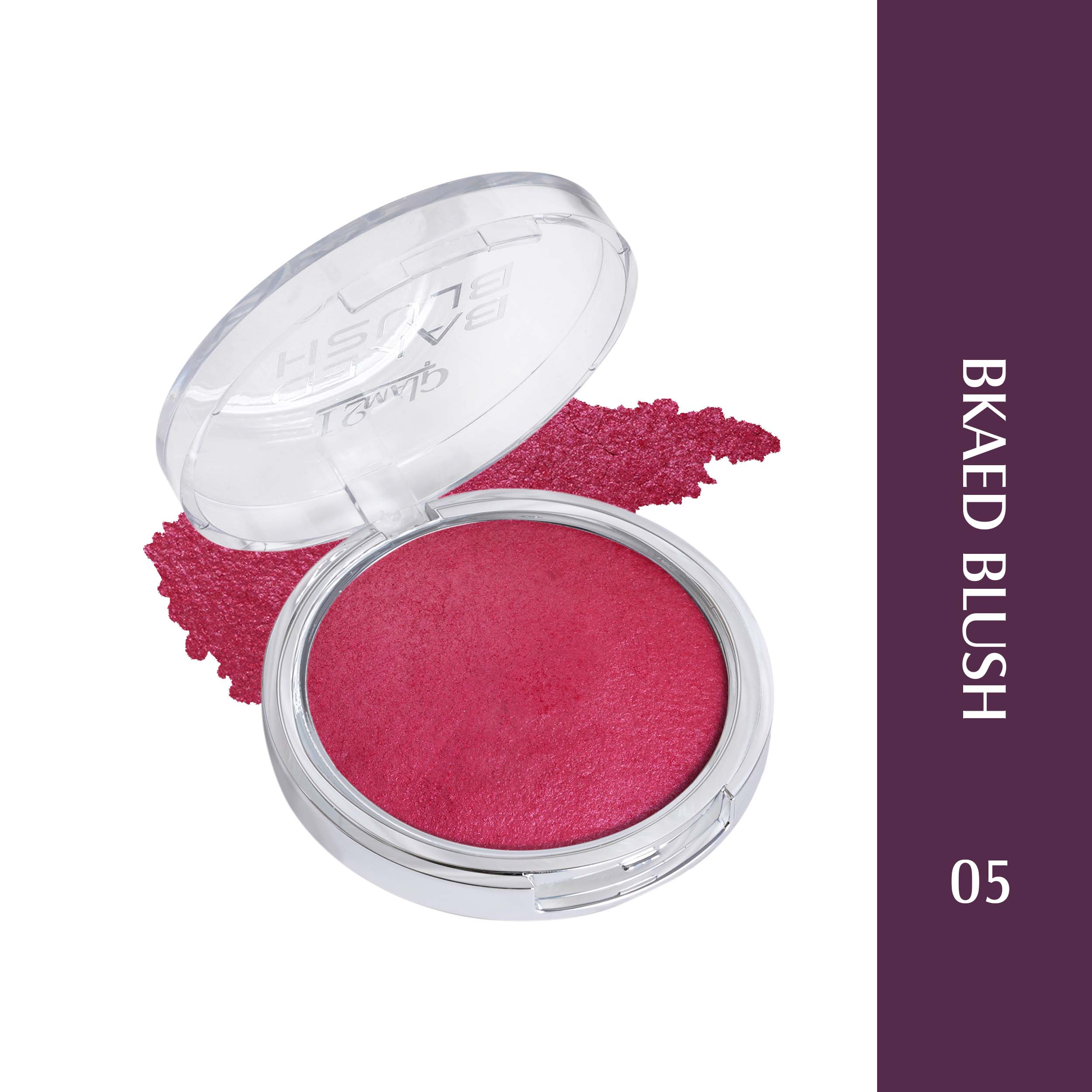 Glam21 Baked Blush Highly Pigmented Formula, Long-Lasting, Illuminating Texture, 6g (Shade-05)