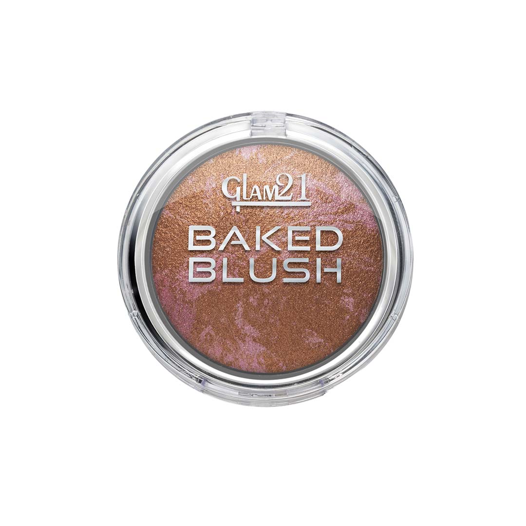 Glam21 Baked Blush Highly Pigmented Formula, Long-Lasting, Illuminating Texture, 6g (Shade-07)