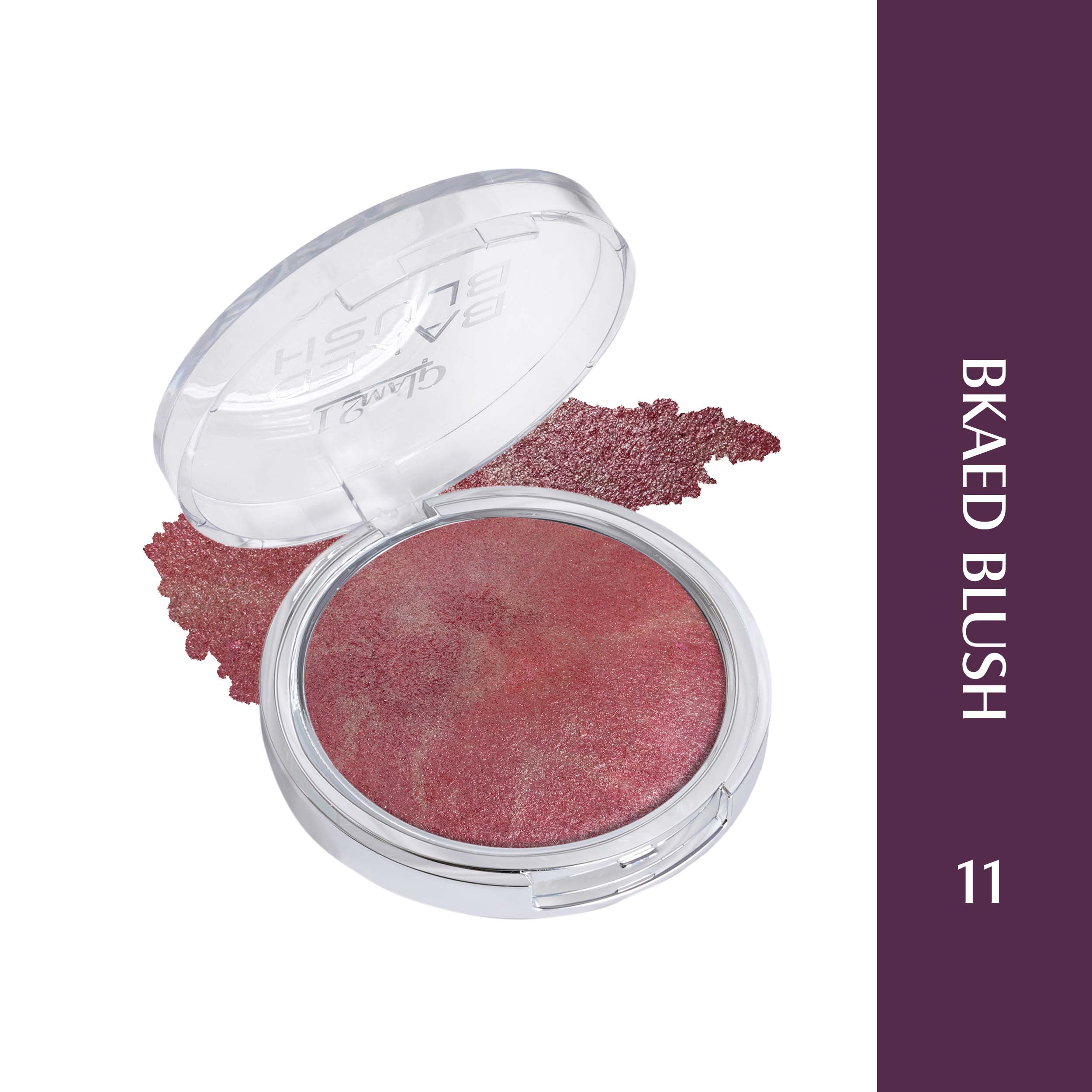 Glam21 Baked Blush Highly Pigmented Formula, Long-Lasting, Illuminating Texture, 6g (Shade-11)
