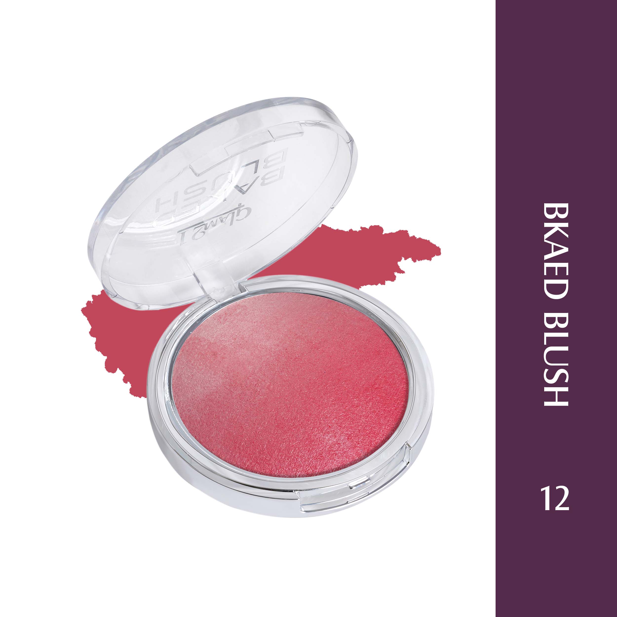 Glam21 Baked Blush Highly Pigmented Formula, Long-Lasting, Illuminating Texture, 6g (Shade-12)