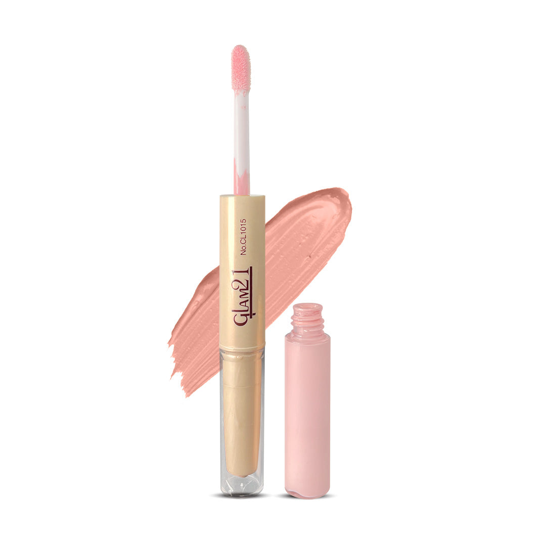 Glam21 2in1 Duo Concealer & Corrector Pen for Long lasting Contouring & Highlighting Concealer (Shade-02, 4.8 g)