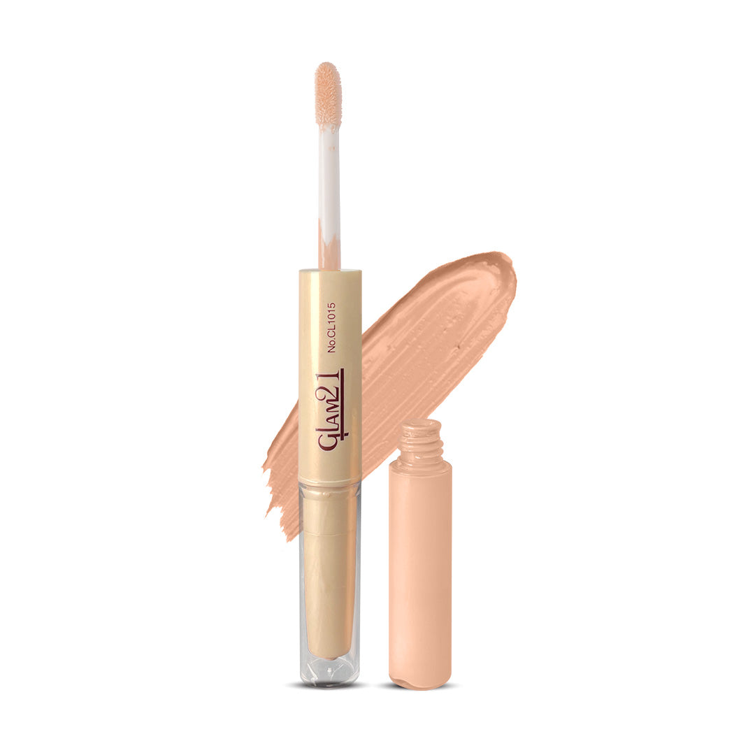 Glam21 2in1 Duo Concealer & Corrector Pen for Long lasting Contouring & Highlighting Concealer (Shade-06, 4.8 g)