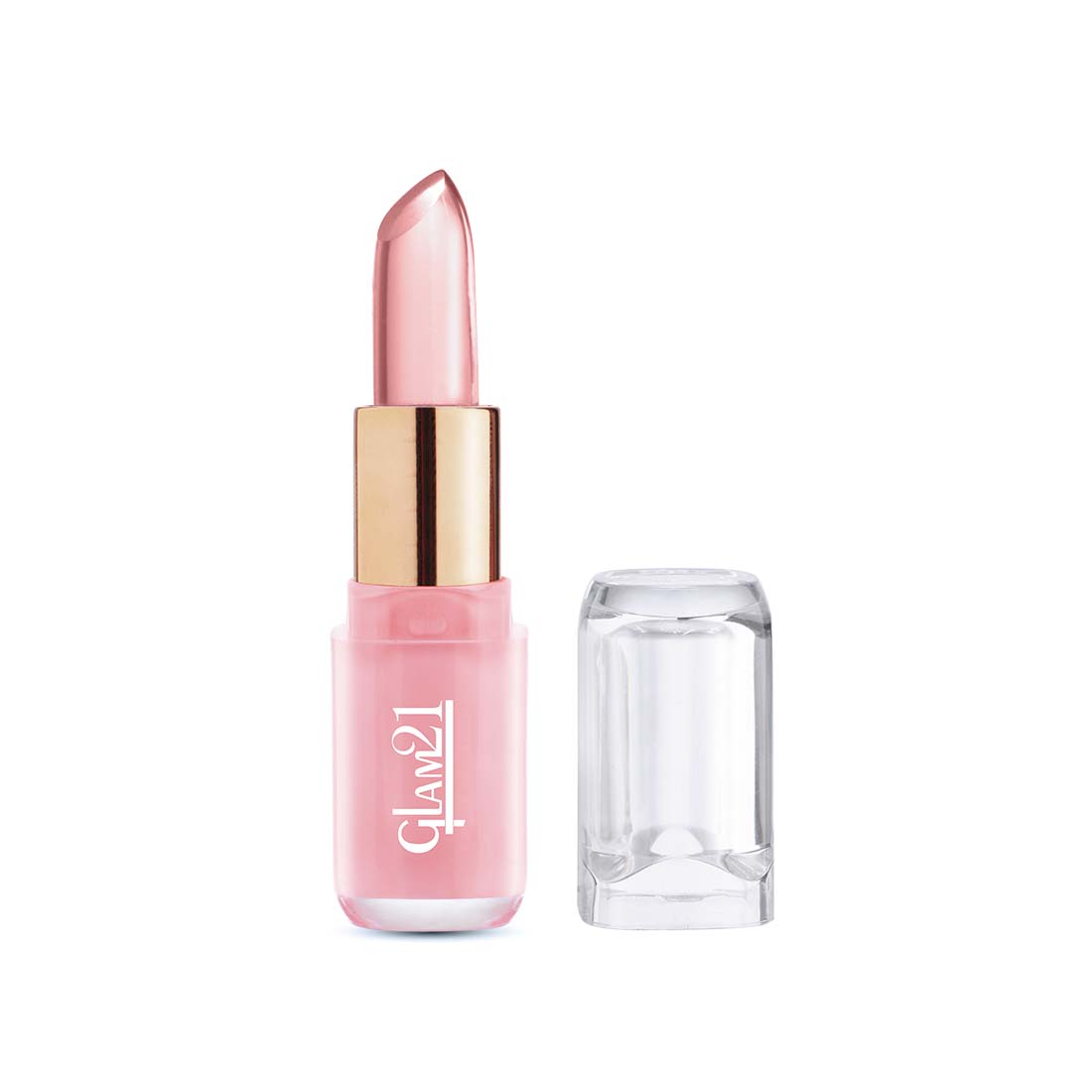 Glam21 Jelly Pop Color Change Fruity Gel Lipstick Soft Lips | Waterproof Glossy Finish, 3.5g (Cranberry Pink)